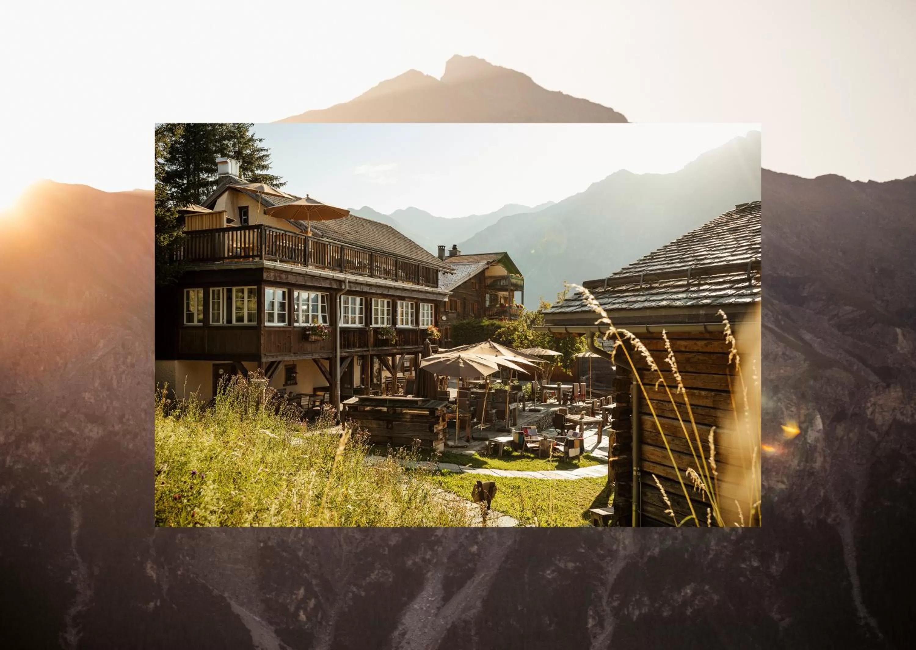 Property building in Maiensässhotel Guarda Val