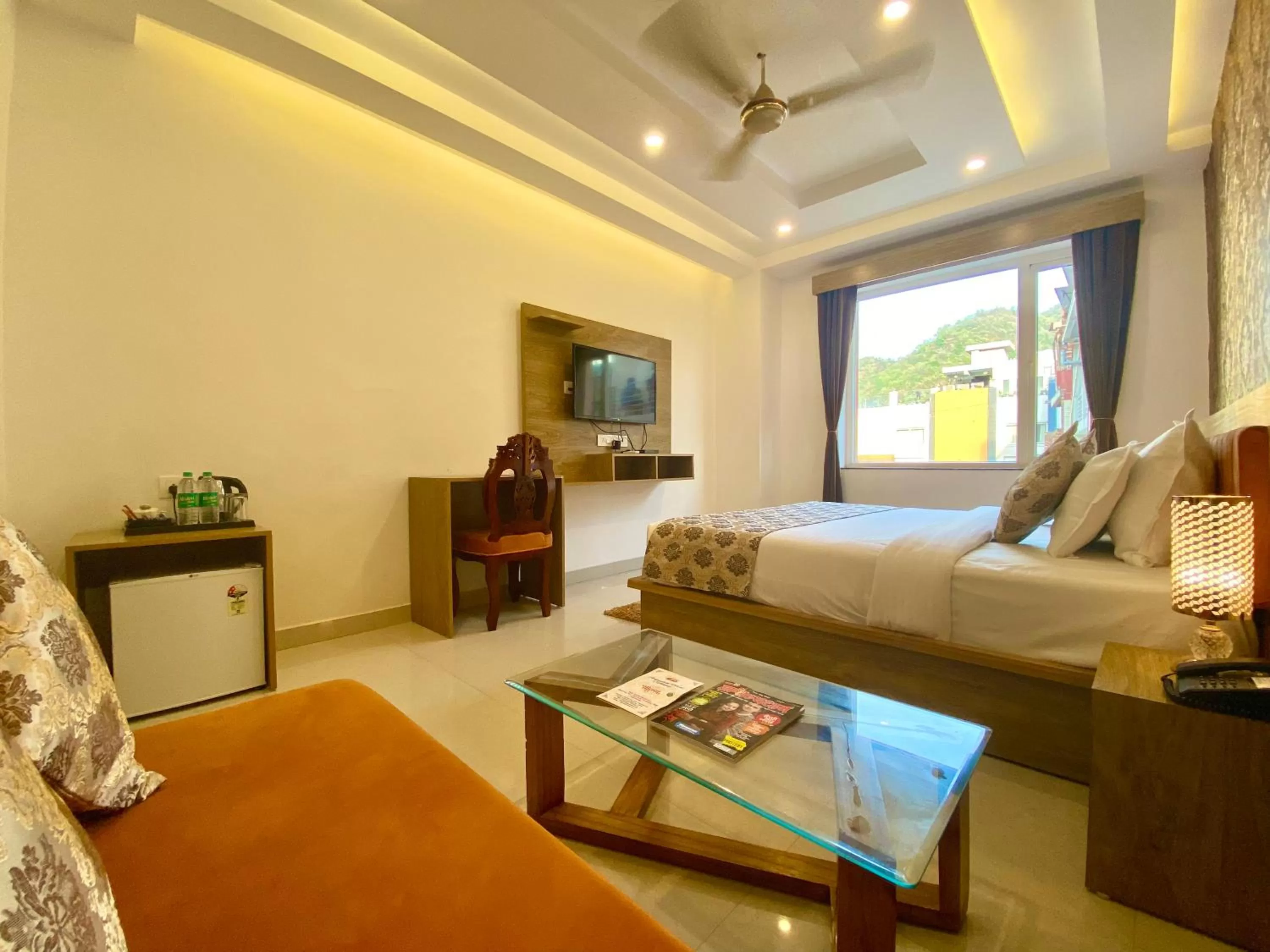 Bed in Arogyadham Wellness Retreat