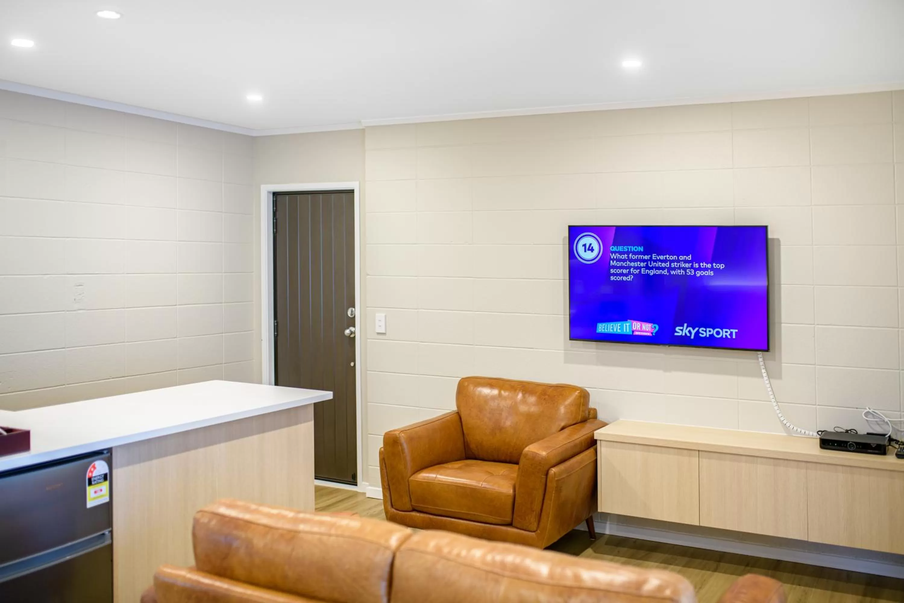 Living room in Takapuna International Motor Lodge