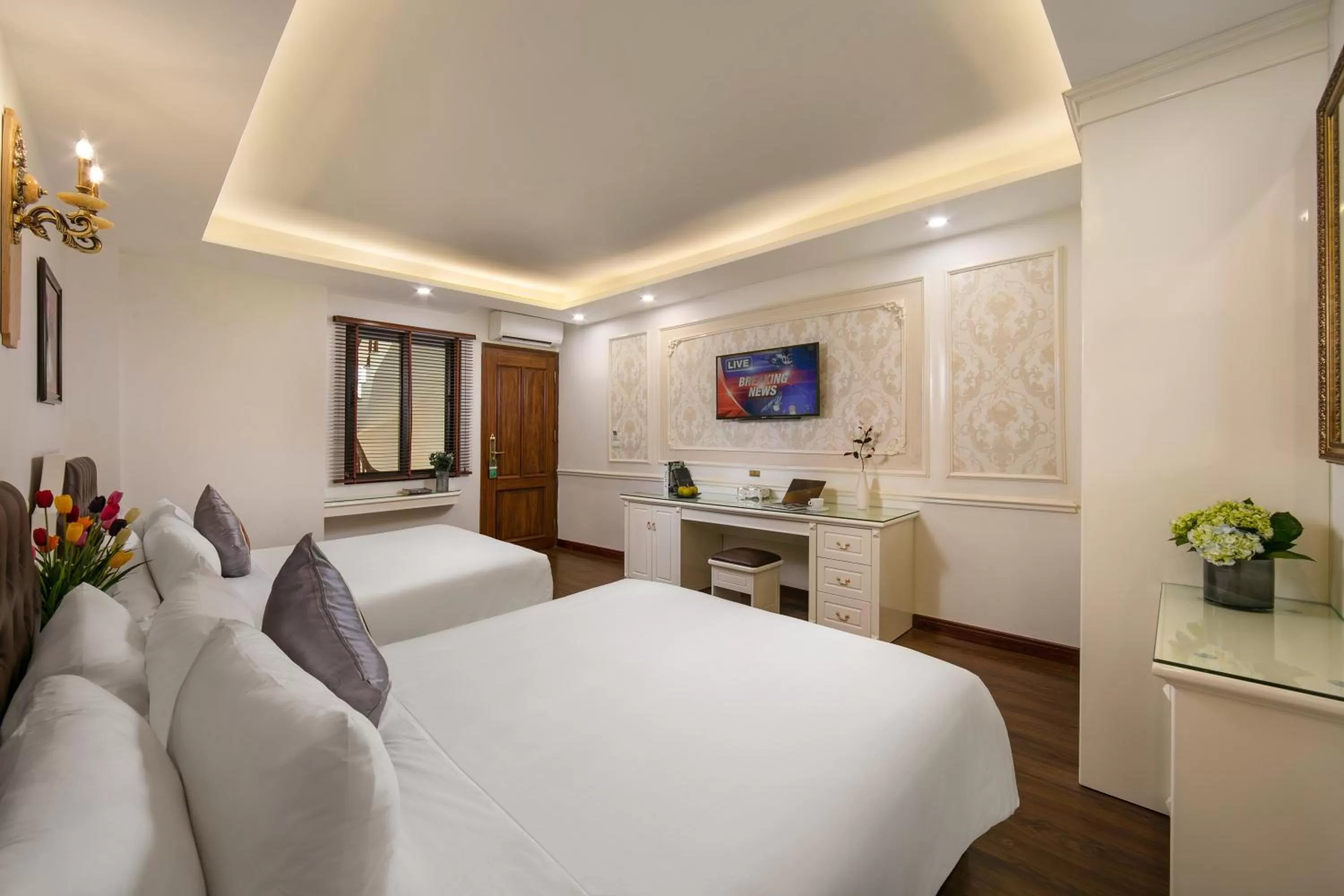 Bed in TrangTrang Boutique Hotel