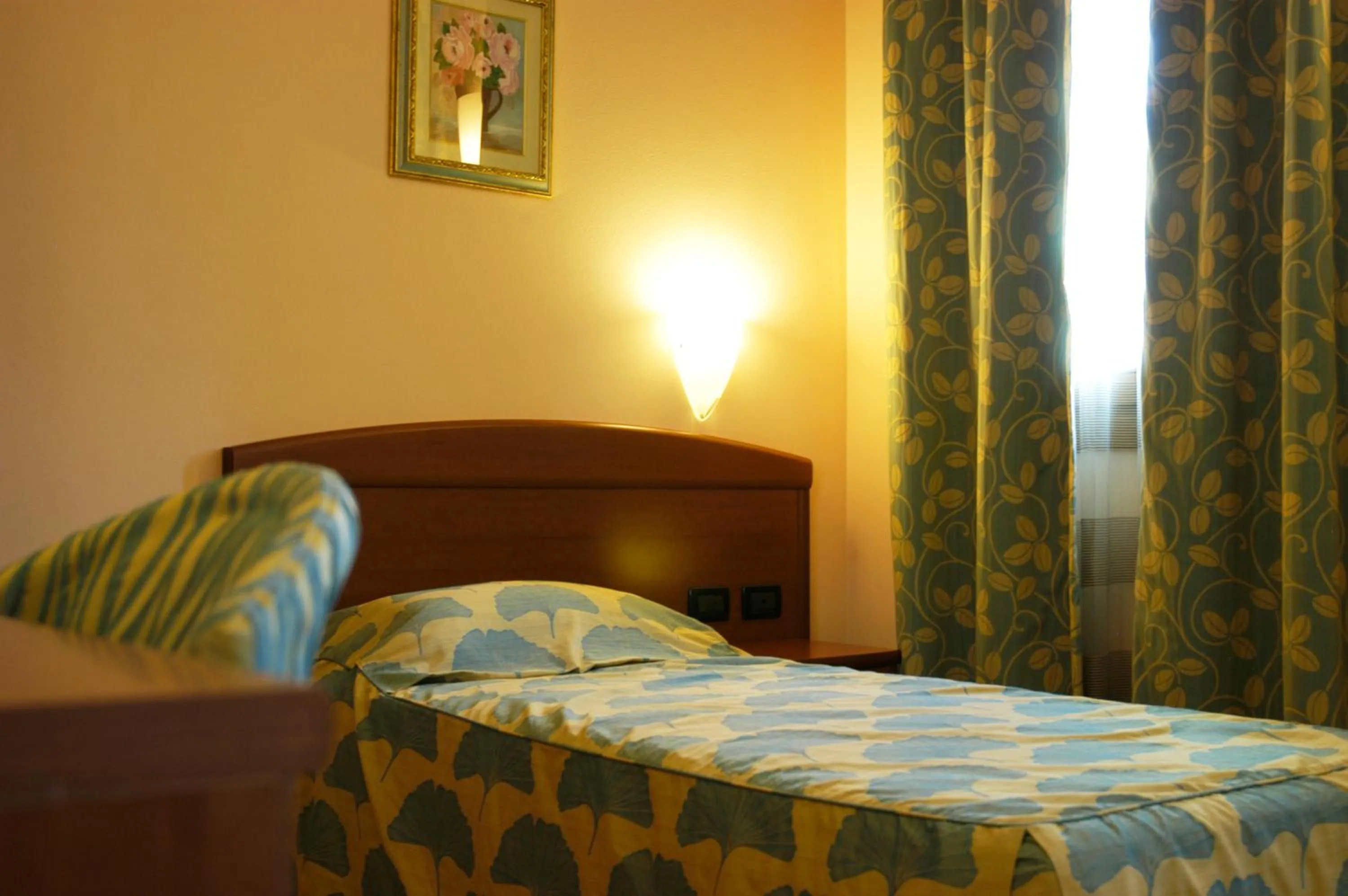 Balcony/Terrace, Bed in Hotel San Paolo