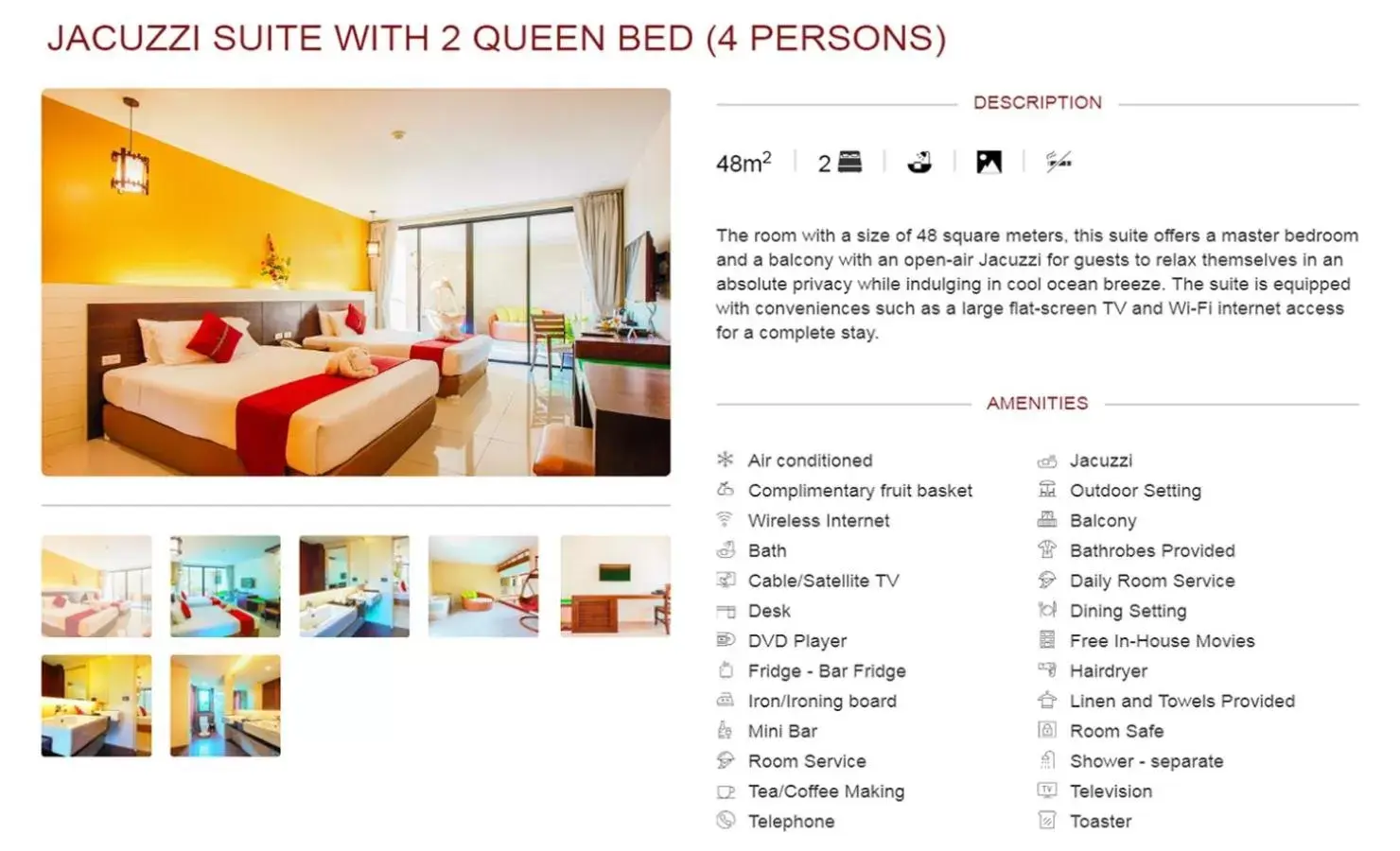 Queen Room with Spa Bath in Kiang Haad Beach Hua Hin Queen Room with Spa Bath in Kiang Haad Beach Hua Hin