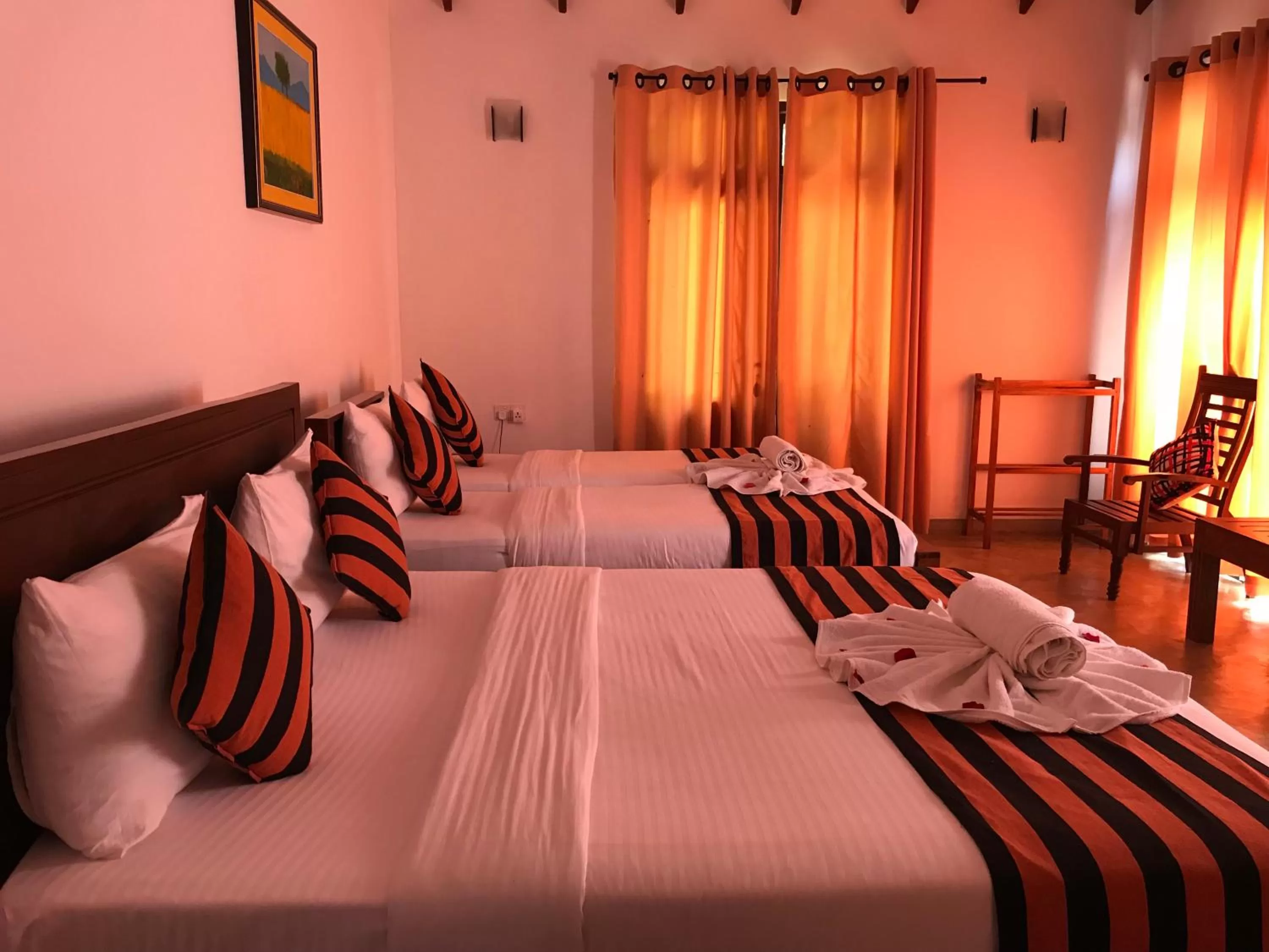 Bed in Hotel Heladiv