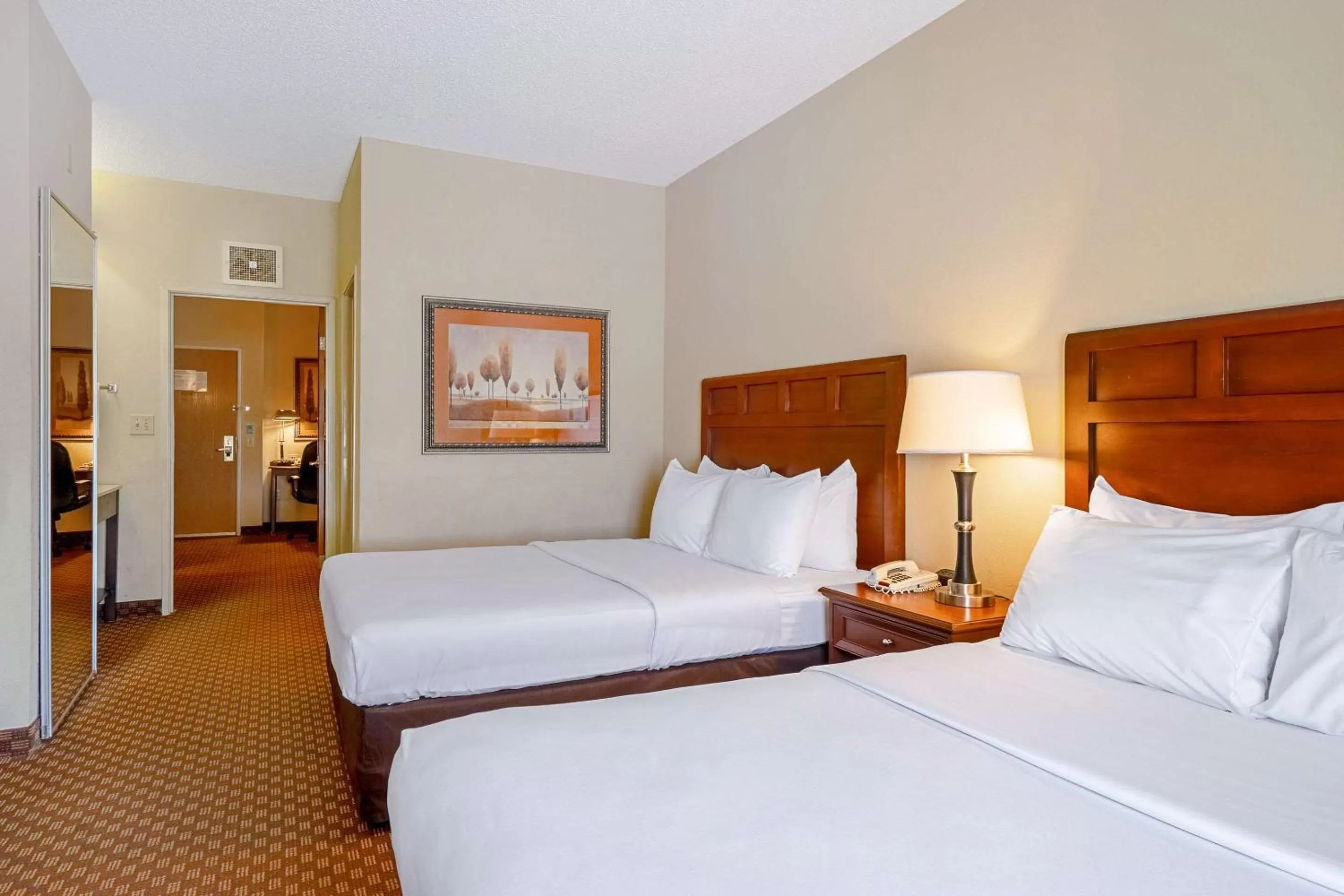 Photo of the whole room, Bed in Quality Suites San Antonio Northeast