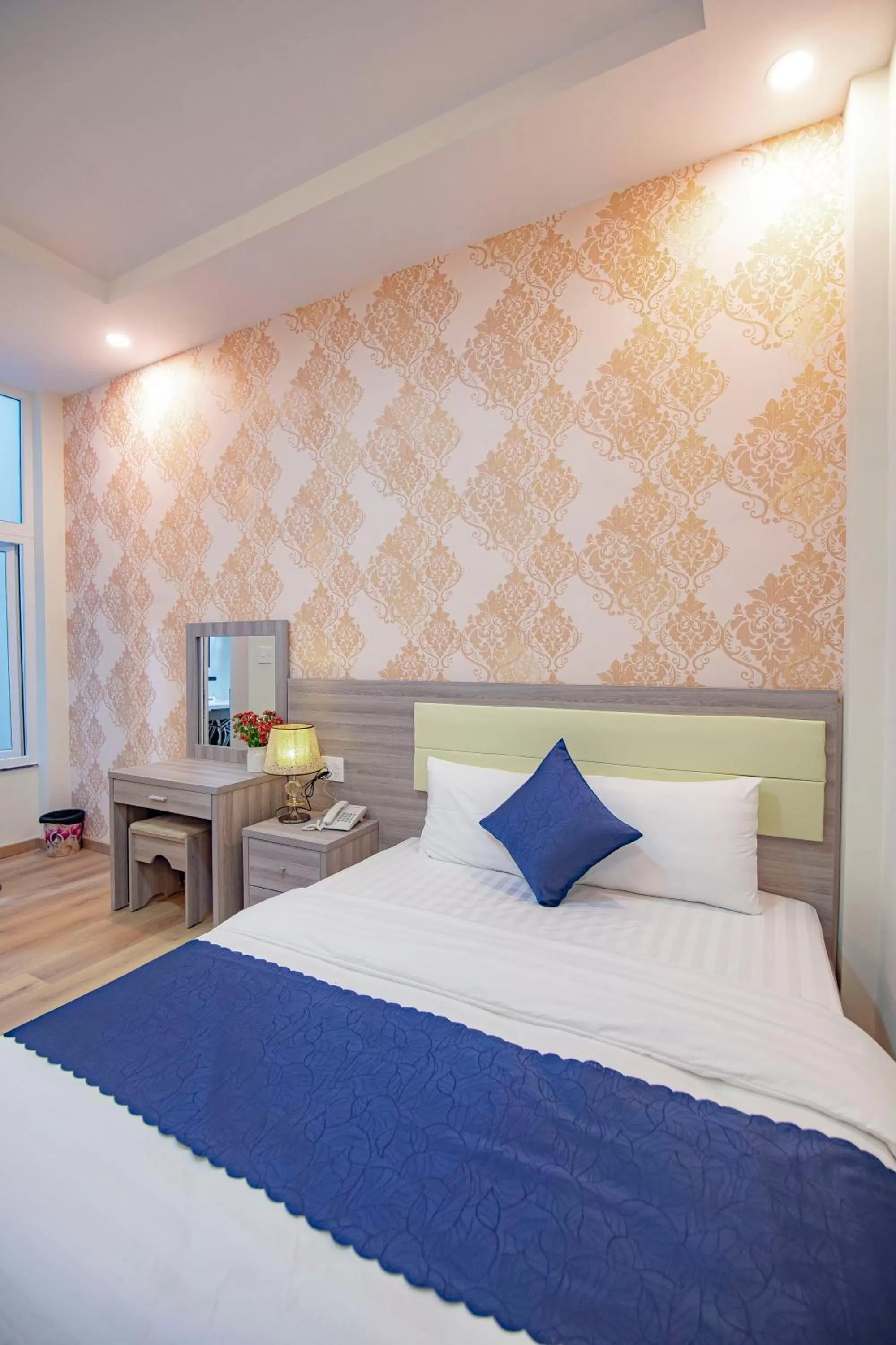 Bed in Khanh Uyen 1 Hotel