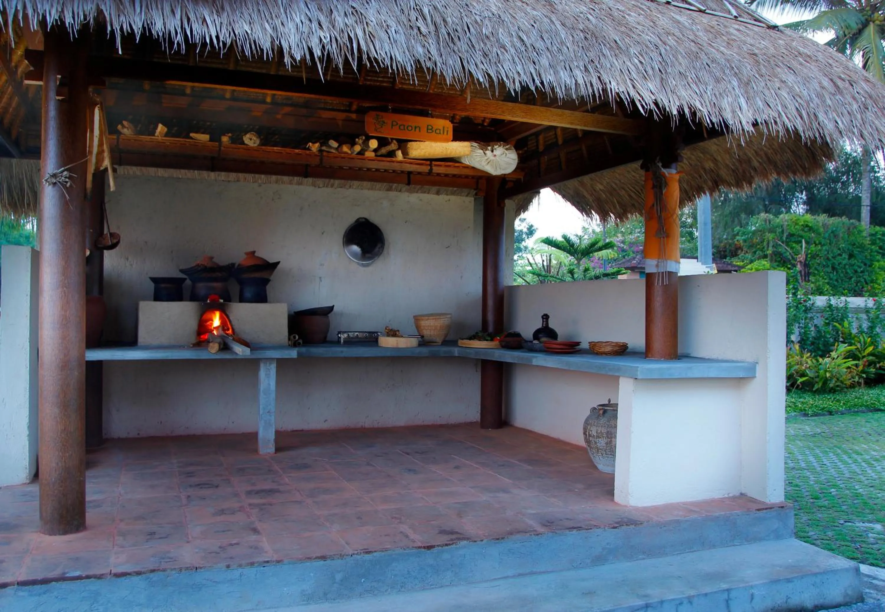 Facade/entrance in Alam Puisi Villa Ubud
