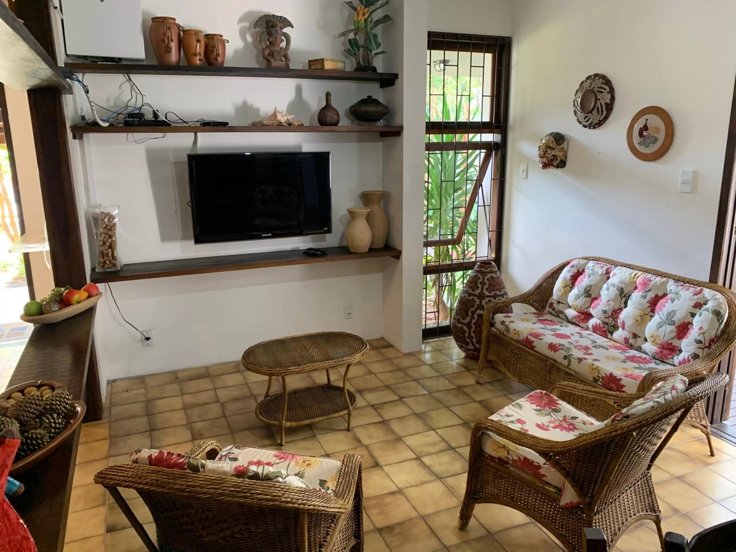 Seating Area in Beach House Floripa