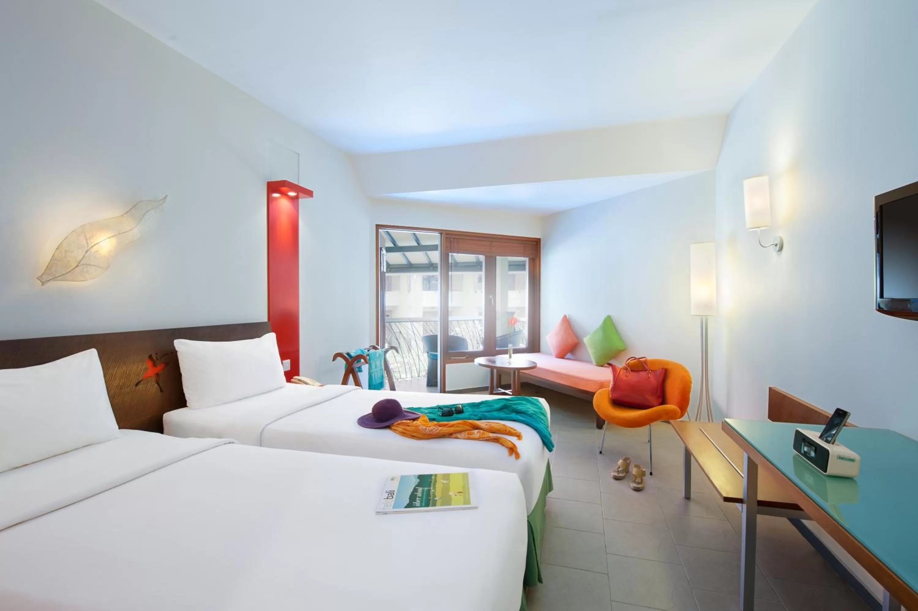 Bedroom, Bed in ibis Styles Bali Legian