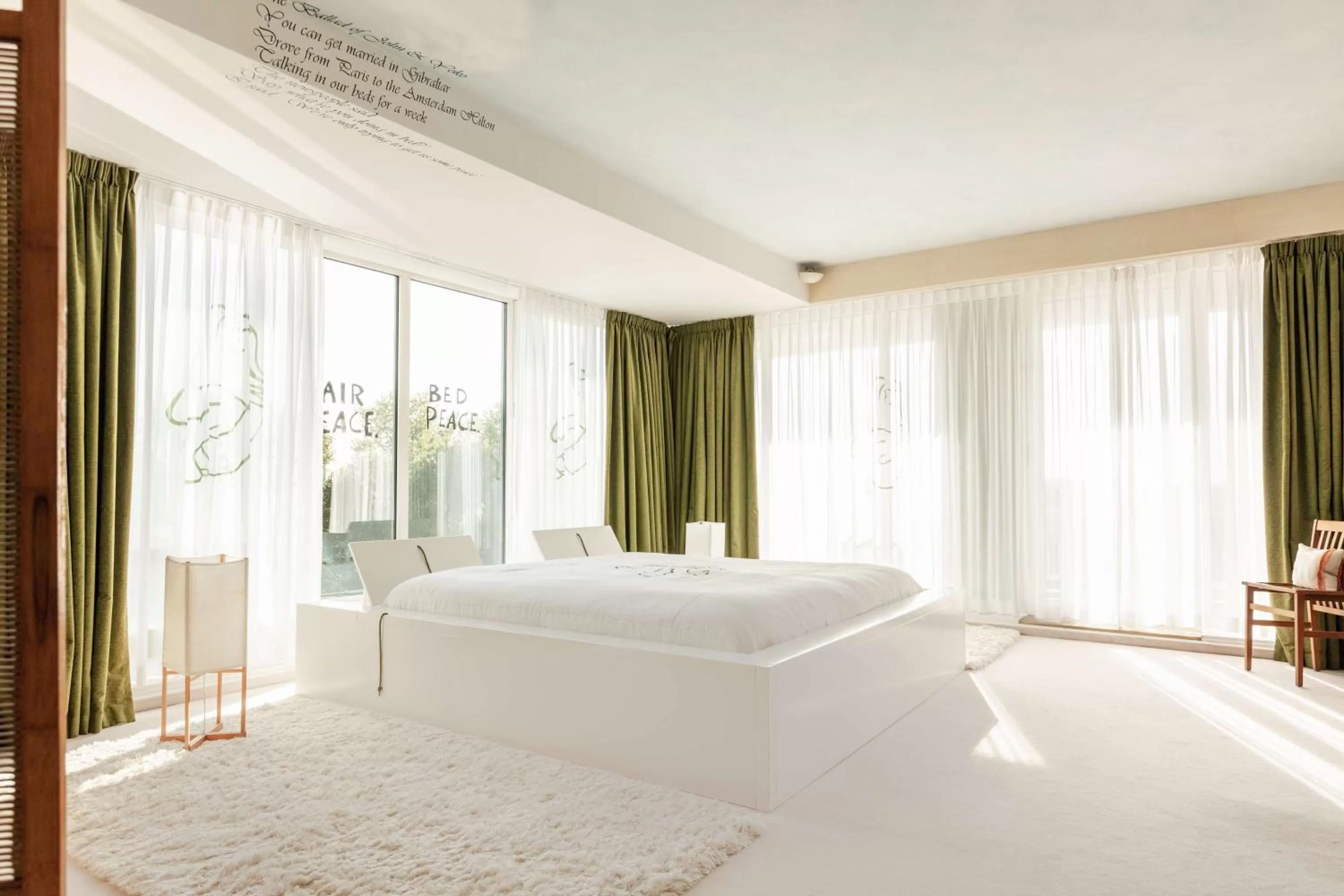 Bed in Hilton Amsterdam