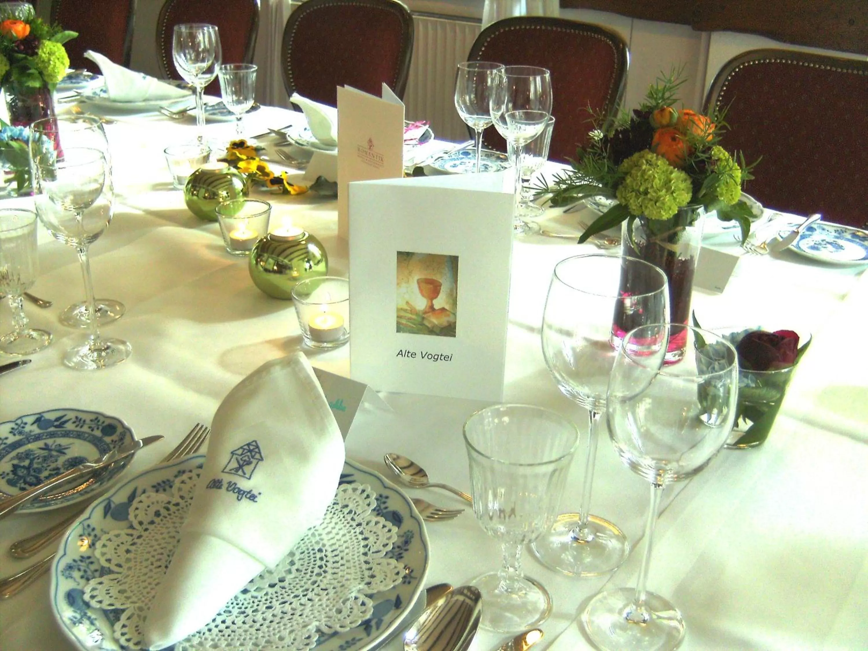 Food and drinks in Romantik Hotel Alte Vogtei