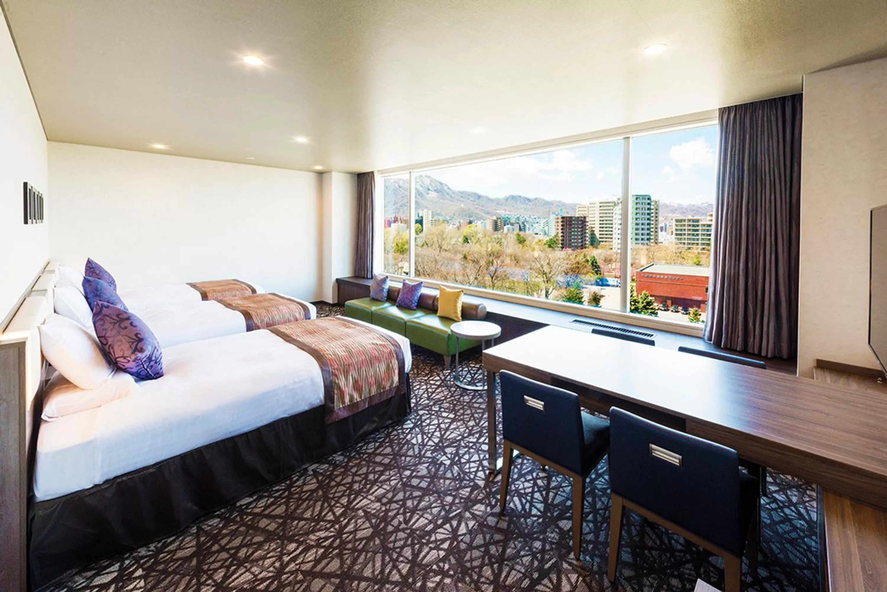 Spring, Bed in HOTEL MYSTAYS Sapporo Nakajima Park