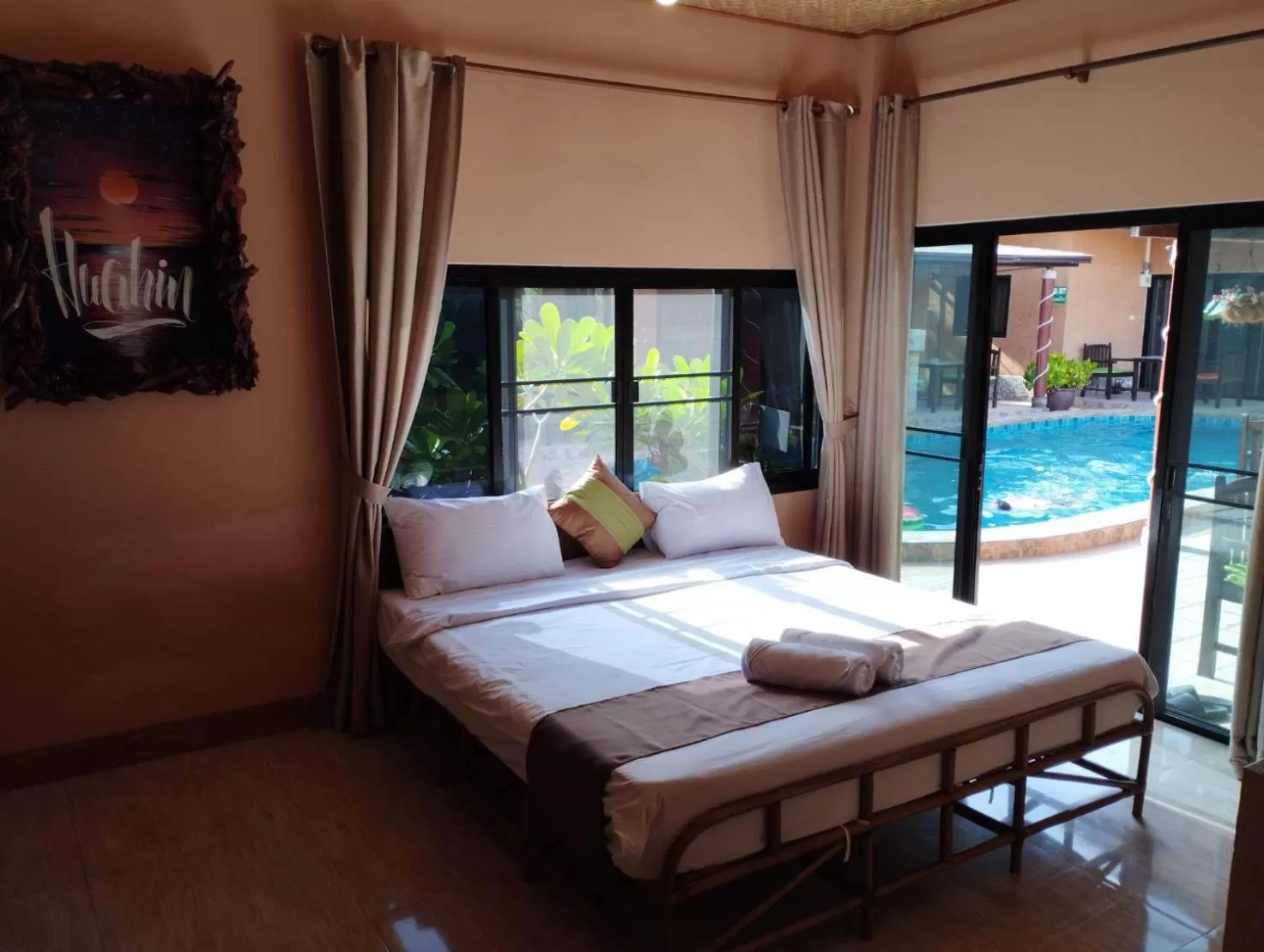 Photo of the whole room, Bed in Panisara Pool Villa Resort Huahin