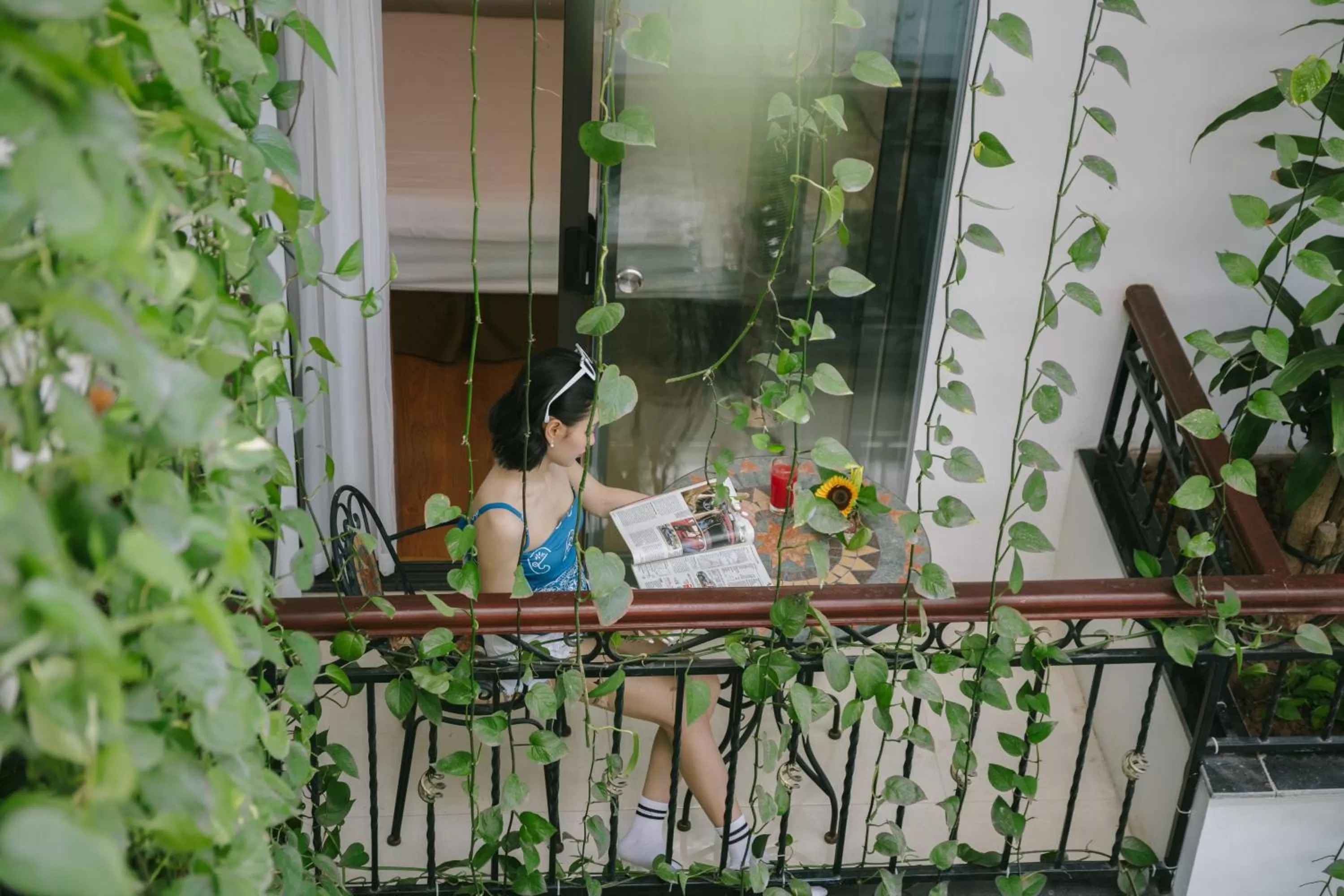 Balcony/Terrace in Liberty Hall Tam Coc Hotel & Villa