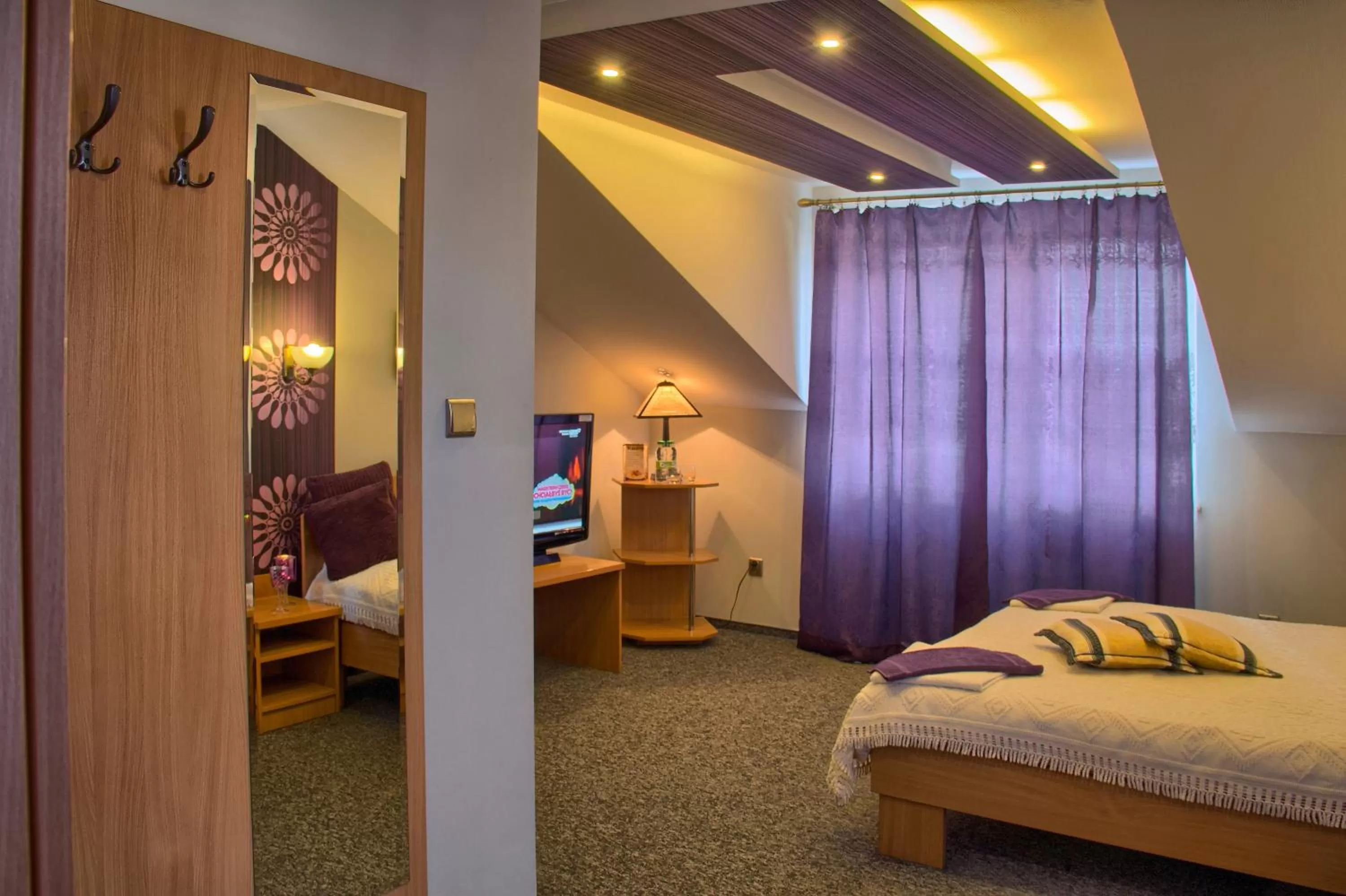 Bed in Hotel Kasieńka