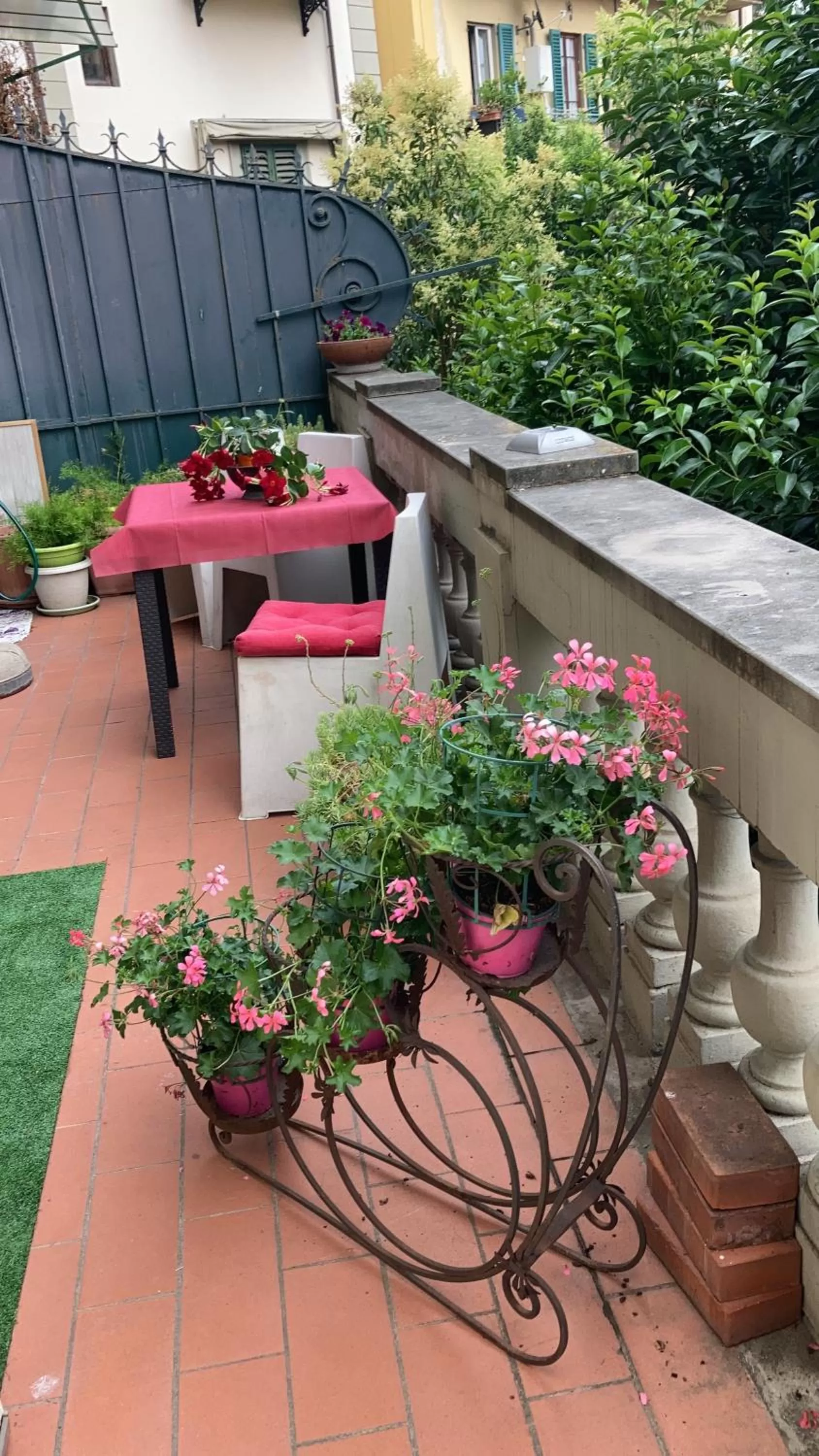Balcony/Terrace in Hotel Fedora