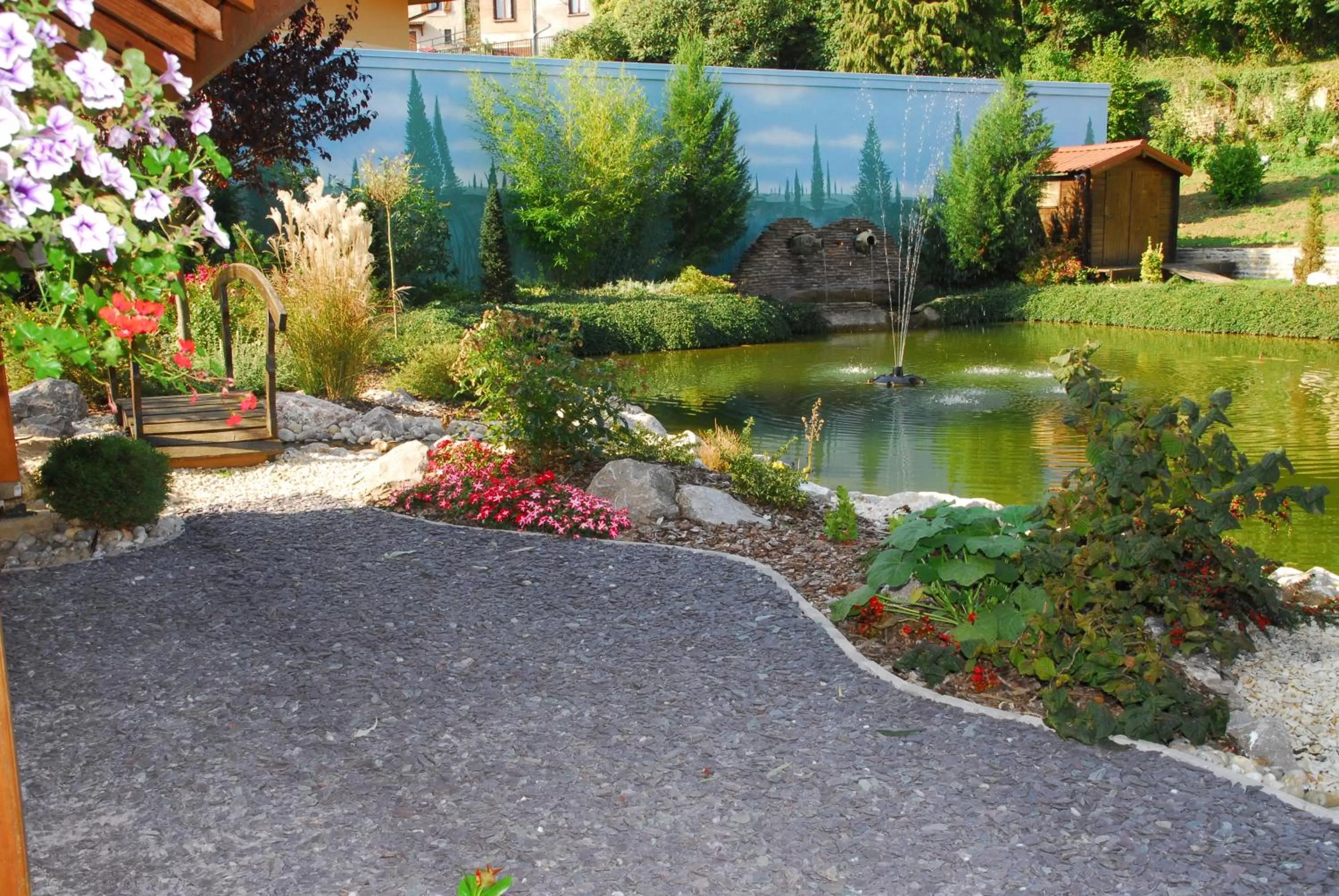 Balcony/Terrace in Hôtel Aster Restaurant Aux Arcades