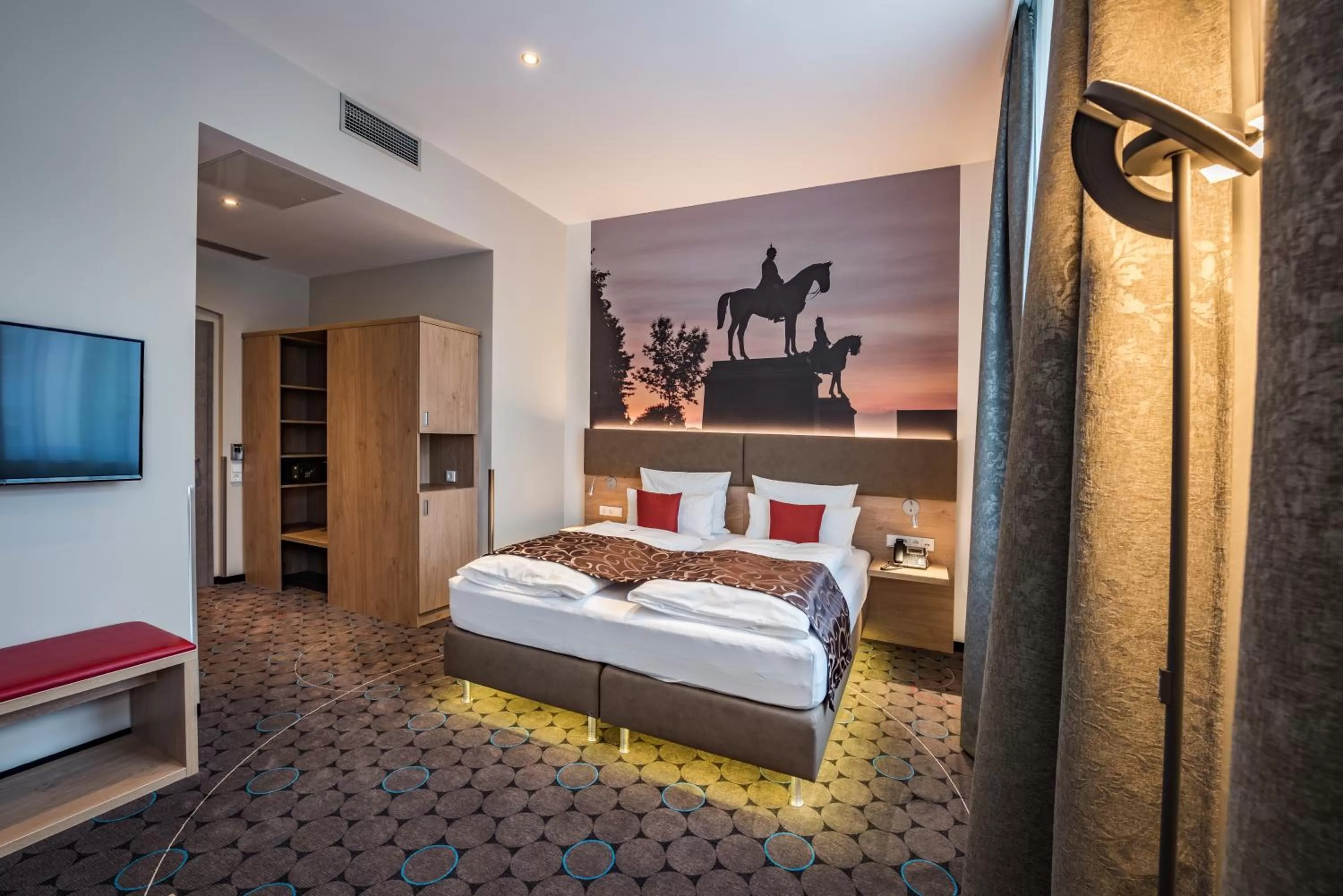 Photo of the whole room, Bed in AKZENT Hotel Villa Saxer