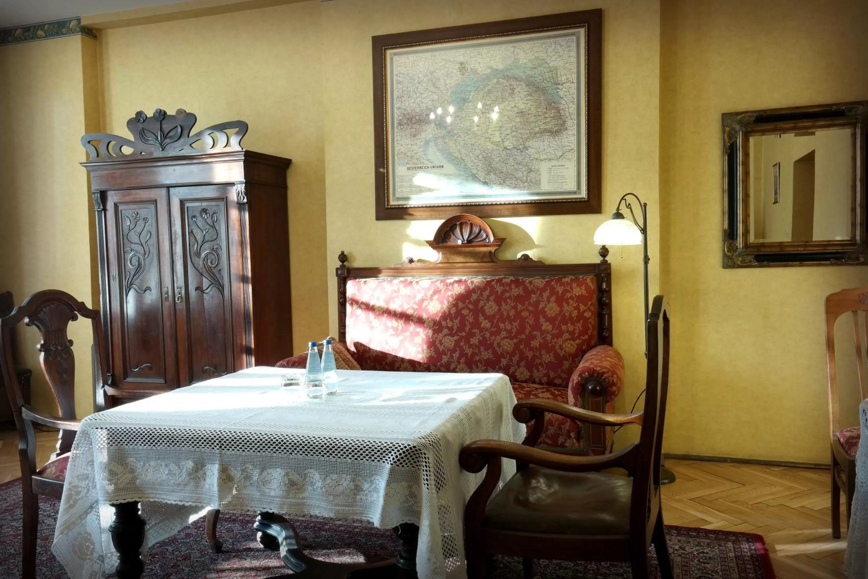 Living room, Dining Area in Austeria Klezmer Hois