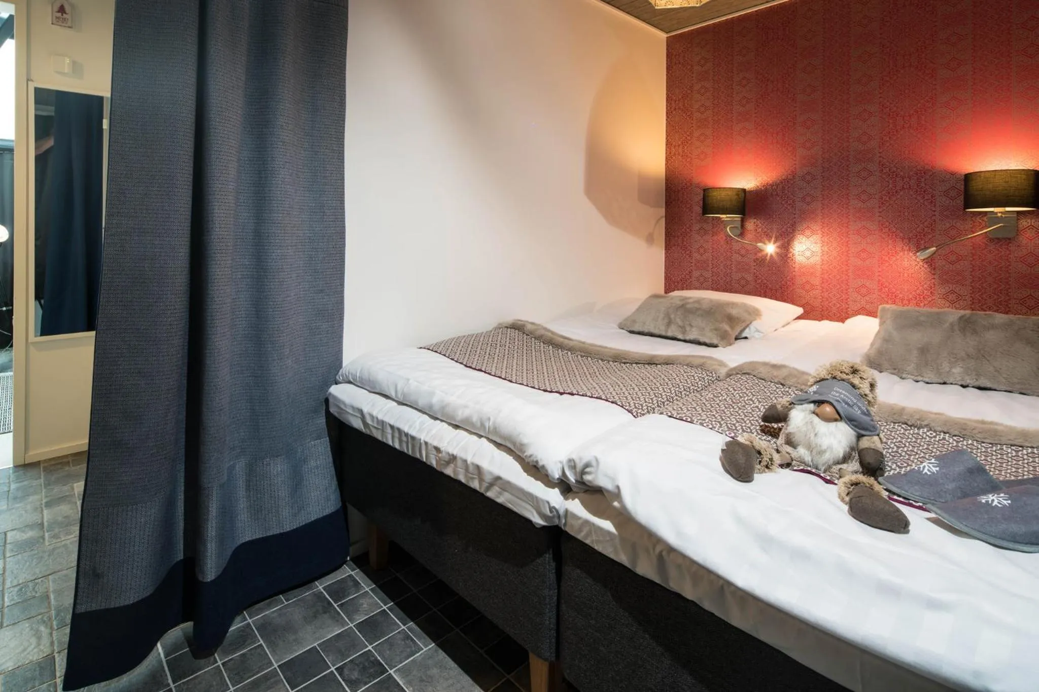 Photo of the whole room, Bed in Santa's Igloos Arctic Circle