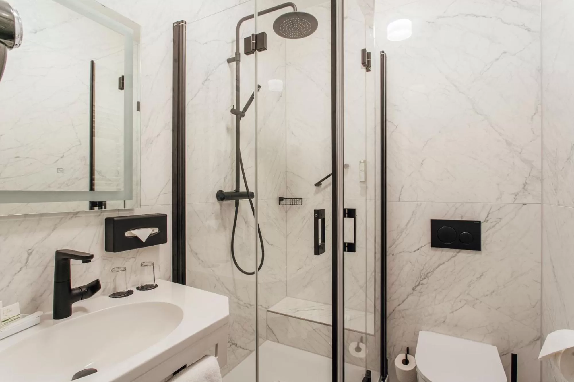 Bathroom in Strandhotel Hohenzollern