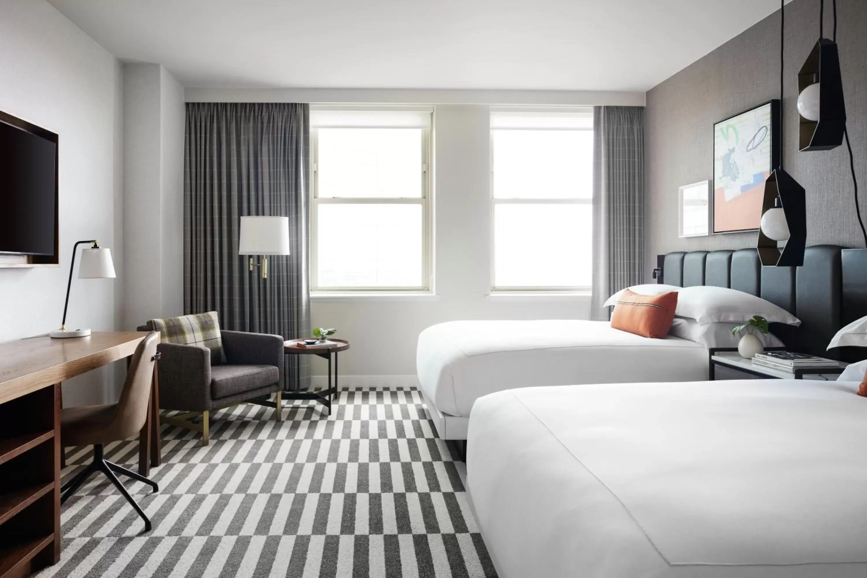 Standard Queen Room with Two Queen Beds - Hearing Accessible in Kimpton - Harper Hotel by IHG Standard Queen Room with Two Queen Beds - Hearing Accessible in Kimpton - Harper Hotel by IHG