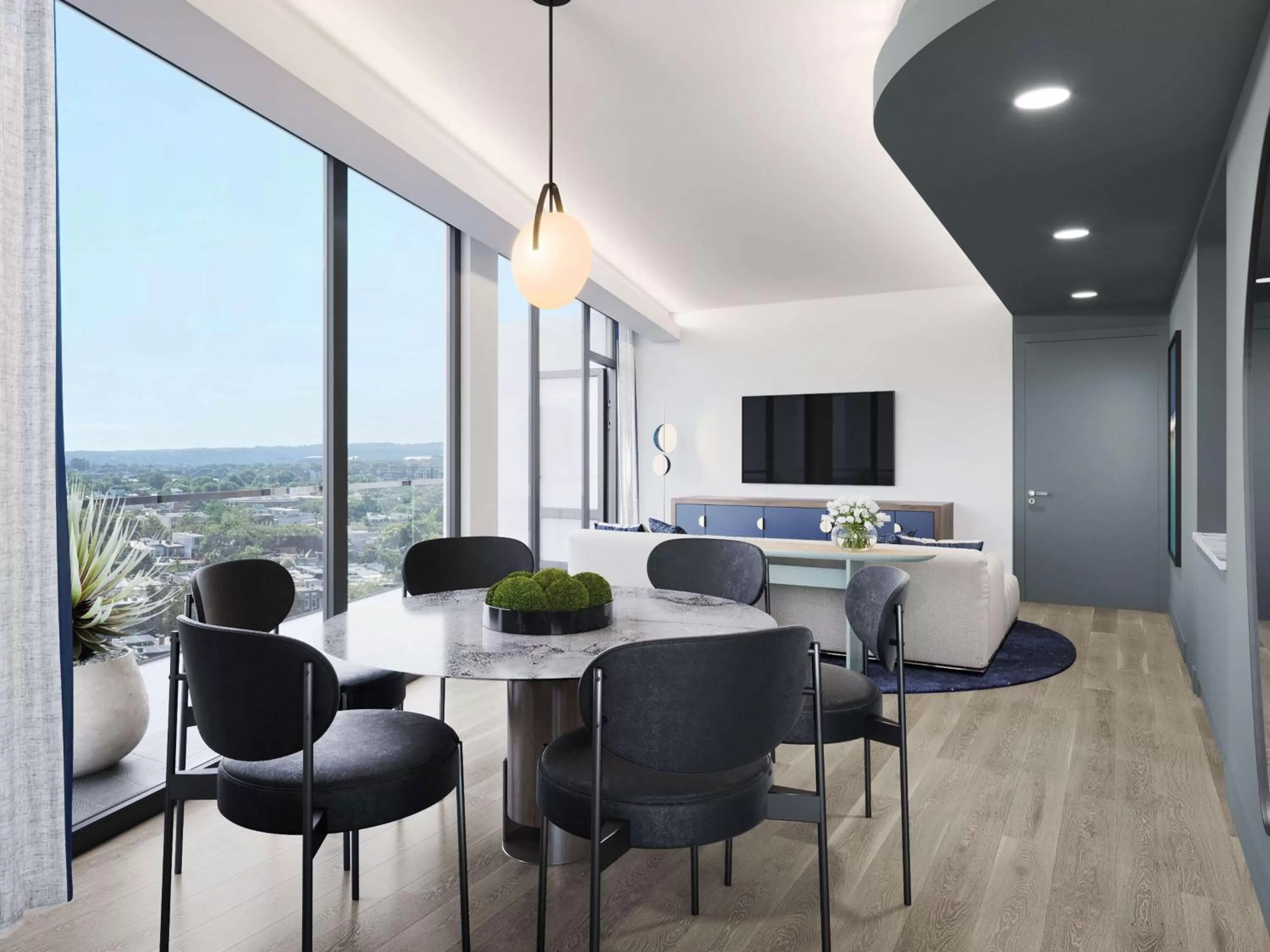 Living room in The Morrow Washington Dc, Curio Collection By Hilton