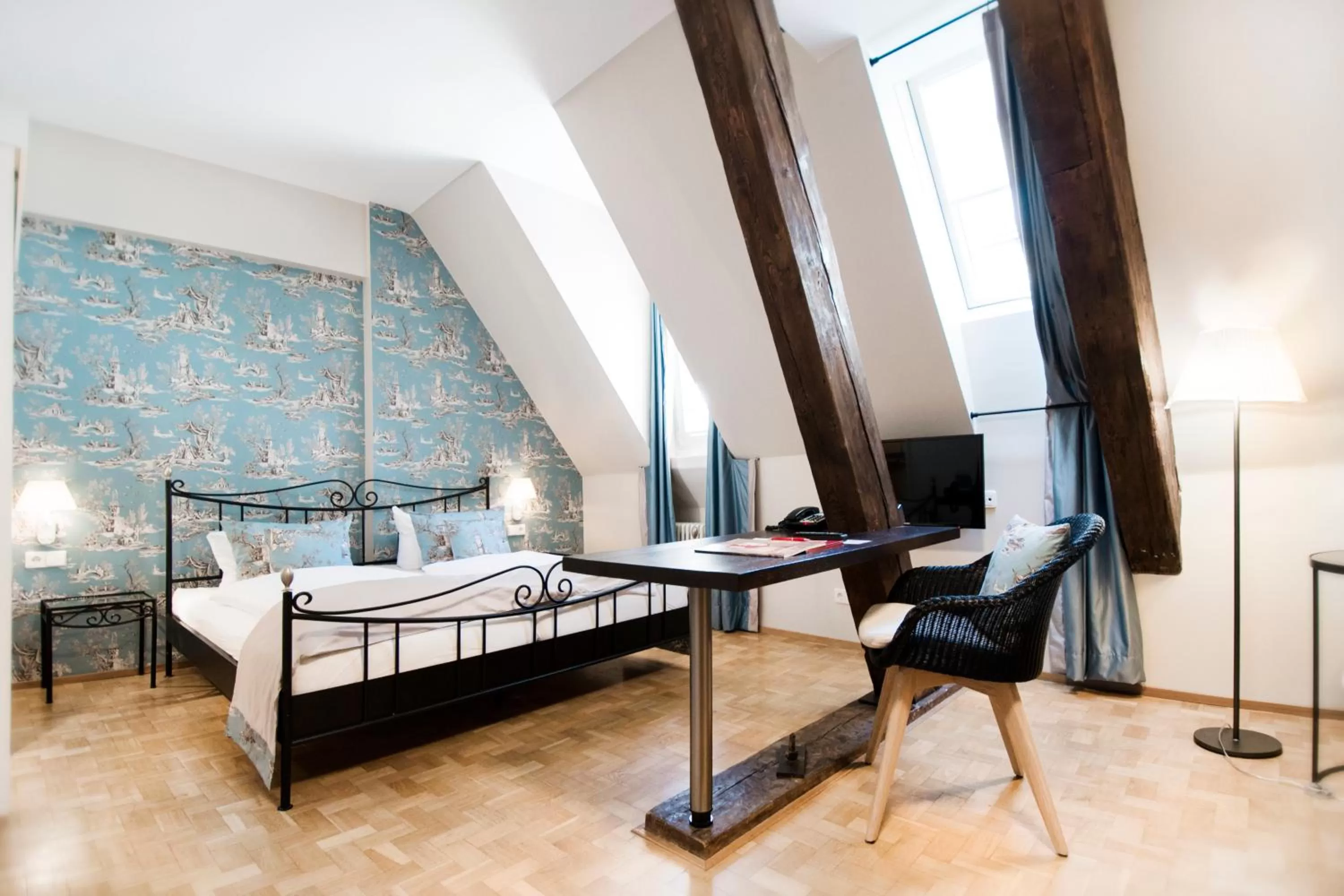 Photo of the whole room, Bed in Romantik Hotel Barbarossa