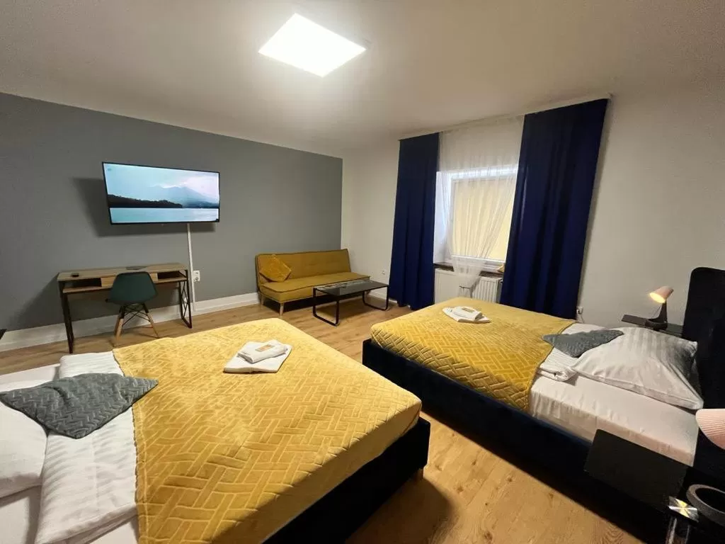 Photo of the whole room, Bed in Great Polonia Strzegom City Center