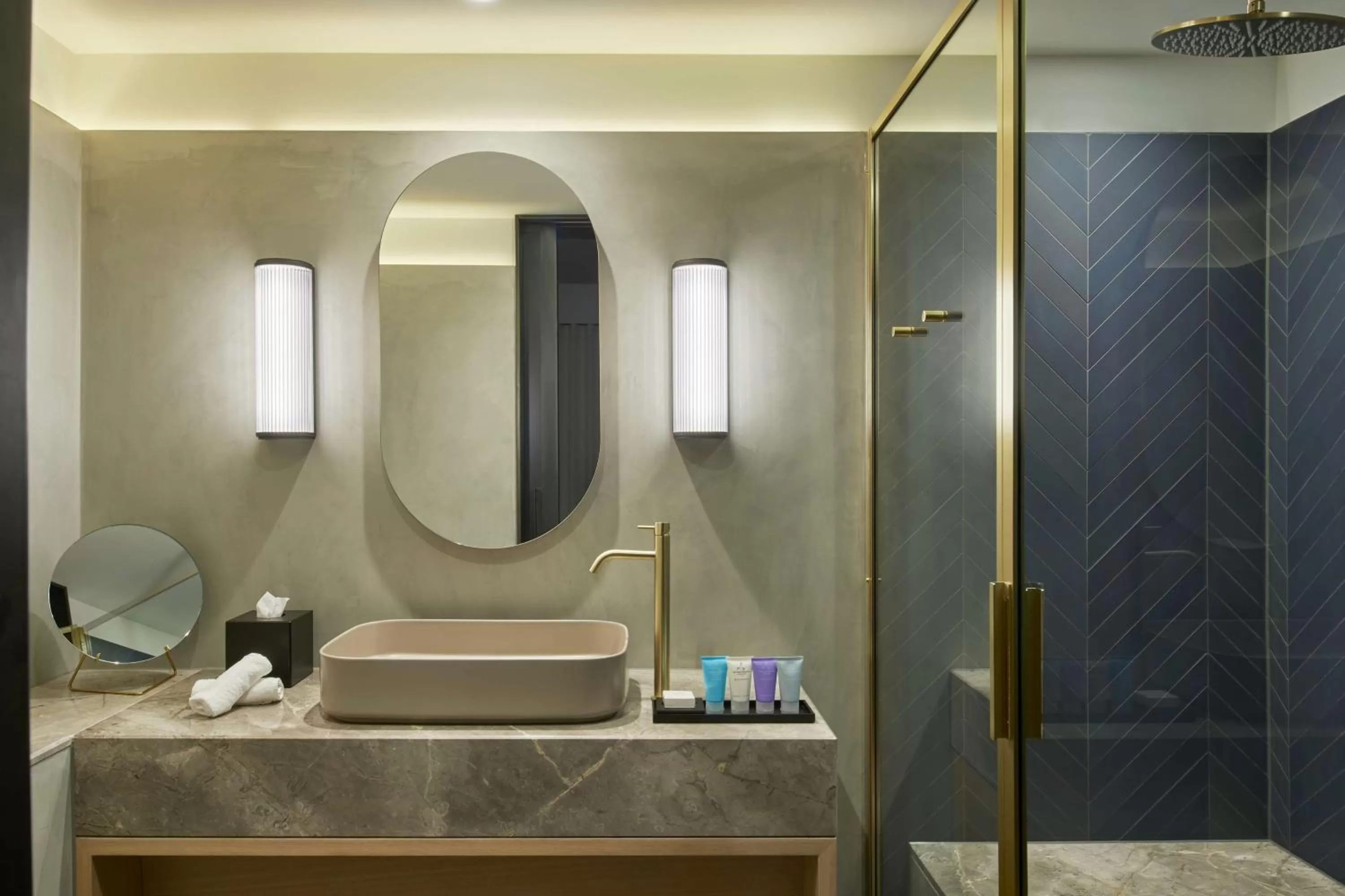 Bathroom in Canopy by Hilton London City