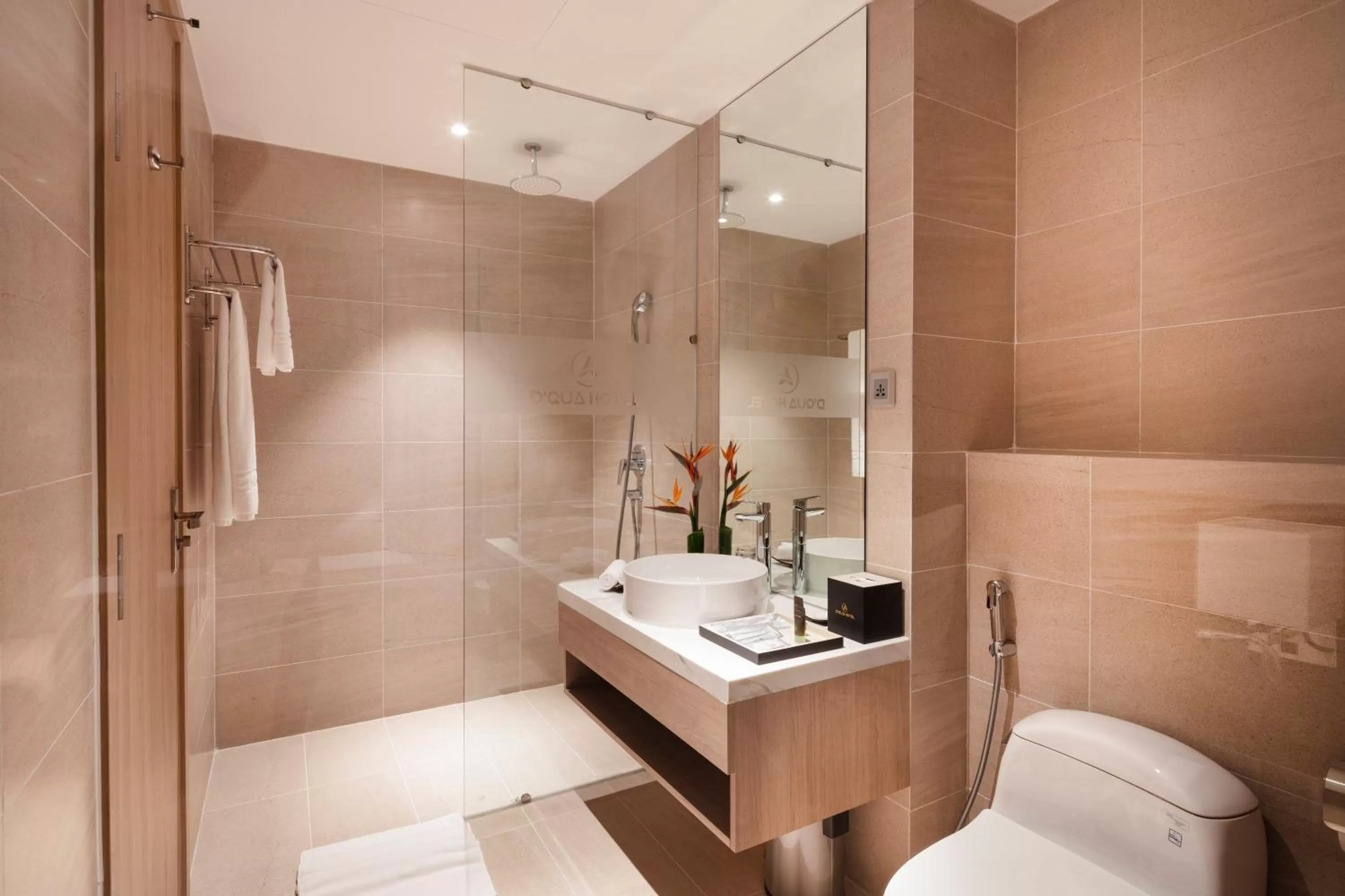 Bathroom in DQua Hotel