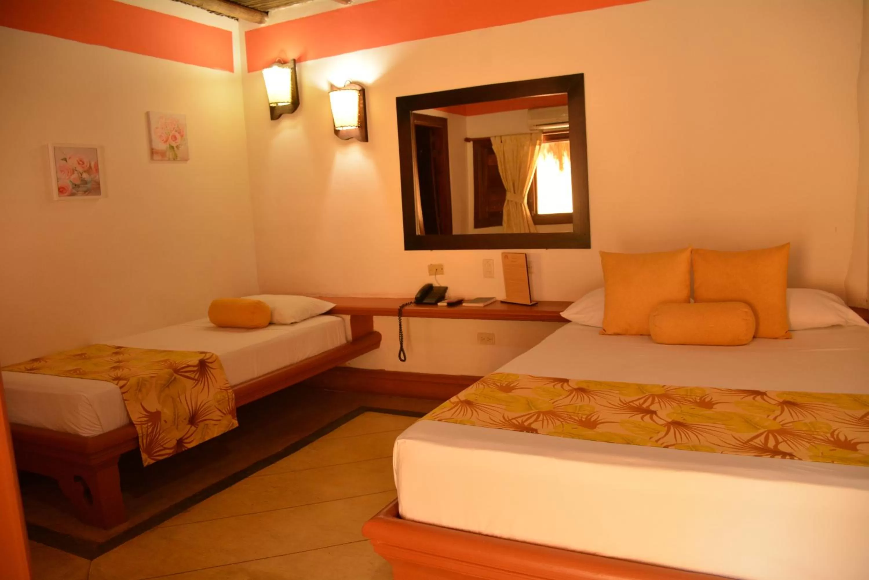 Bedroom, Bed in Hotel Portón del Sol