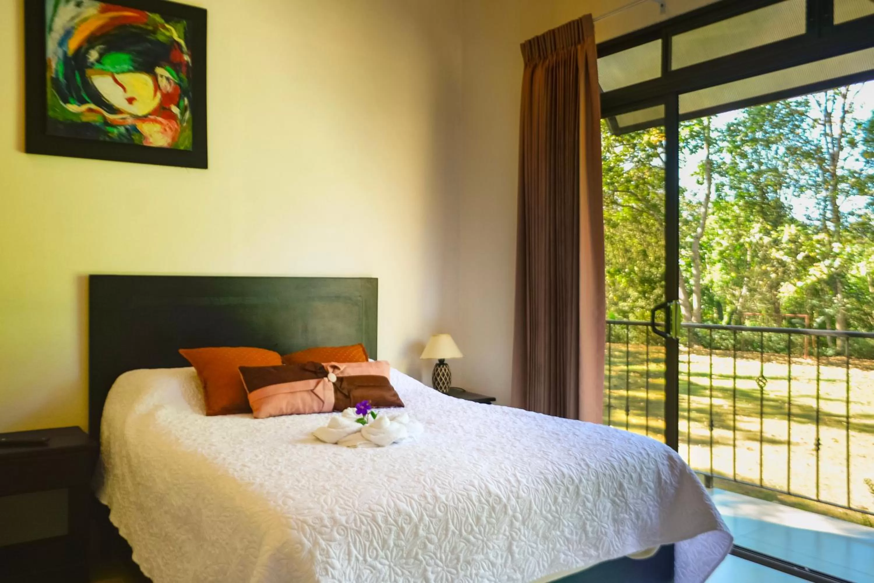 Bed in Cabañas Green House