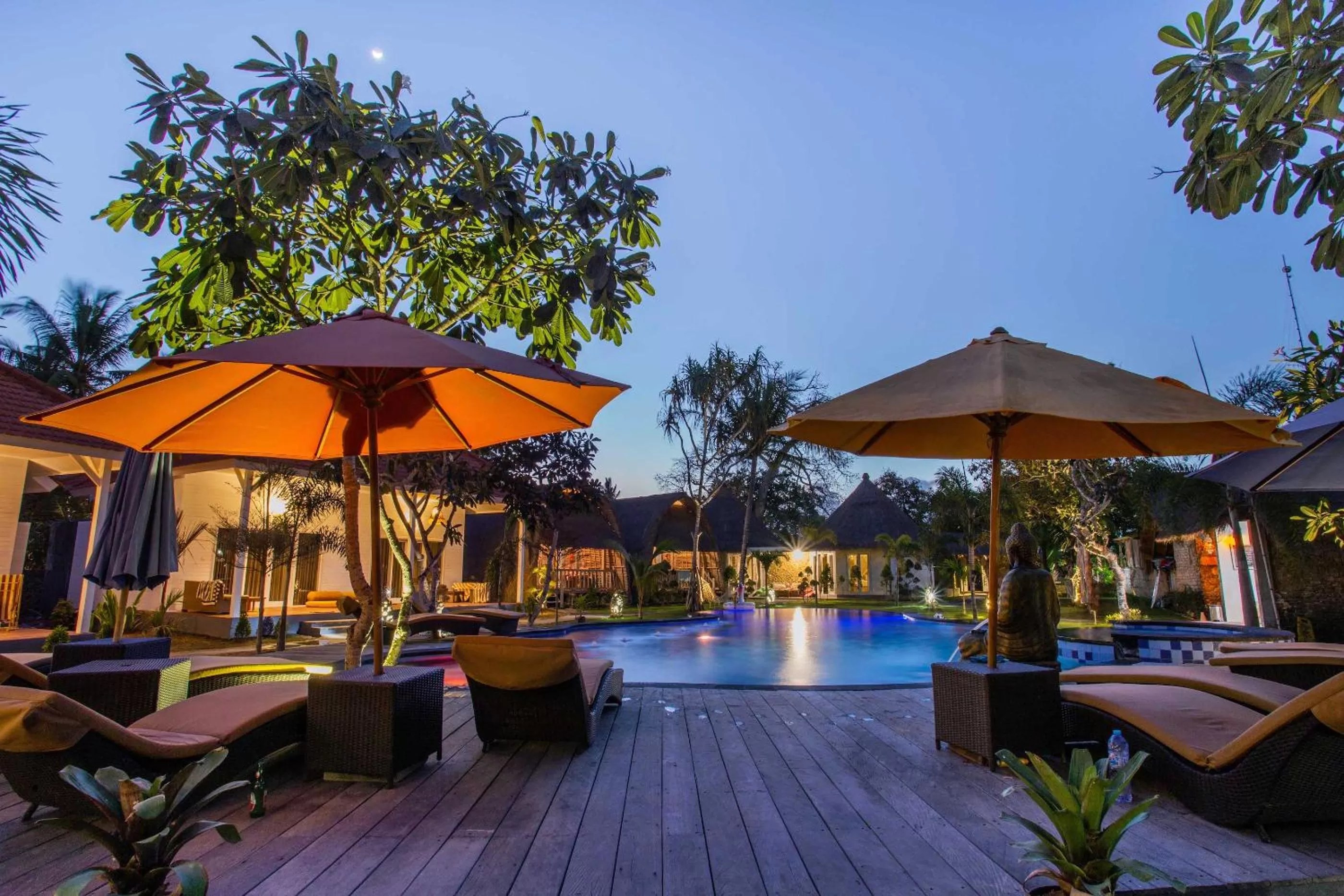 Swimming pool in Sanghyang Bay Villas