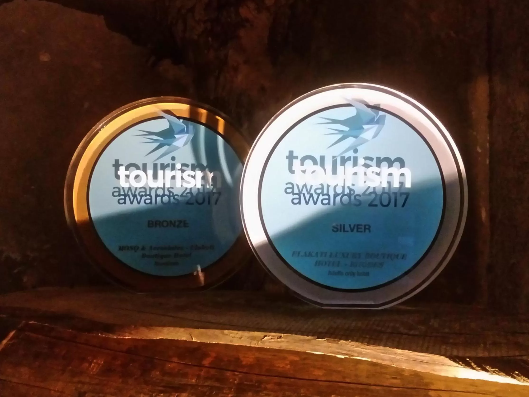 Certificate/Award in Elakati Luxury Boutique Hotel - Adults Only