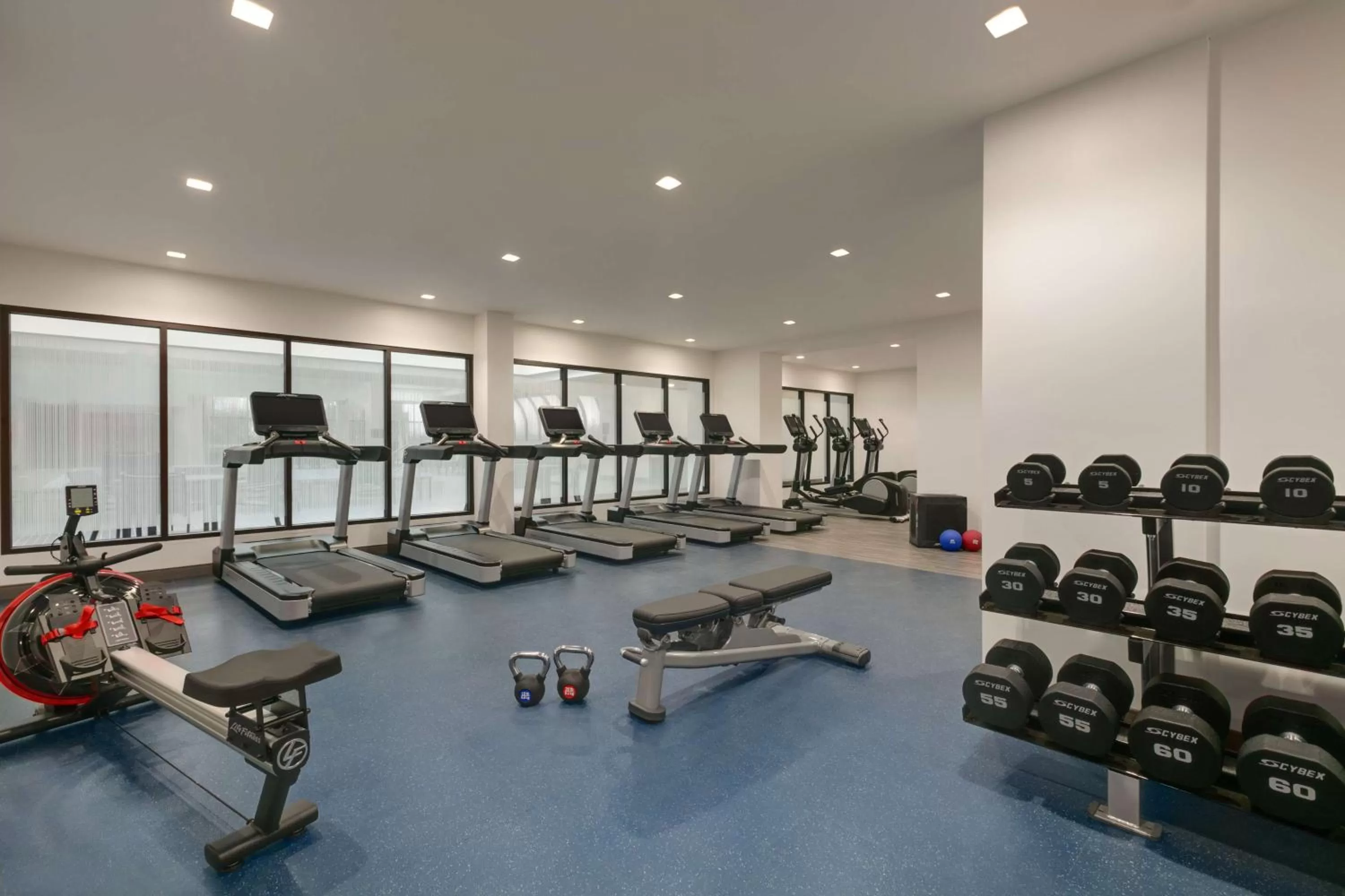 Fitness centre/facilities in DoubleTree by Hilton Canton Downtown