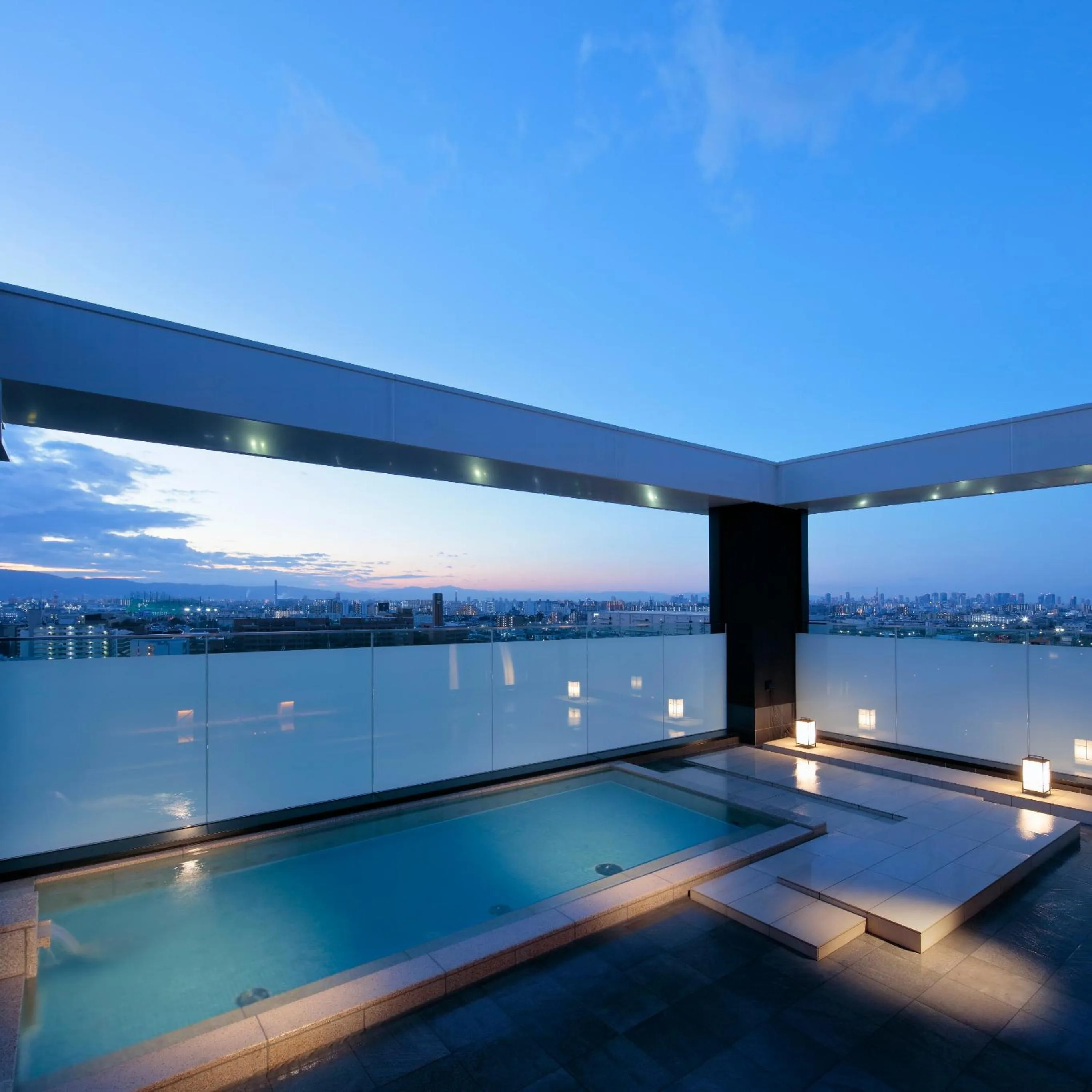 Open Air Bath in Candeo Hotels Osaka Kishibe