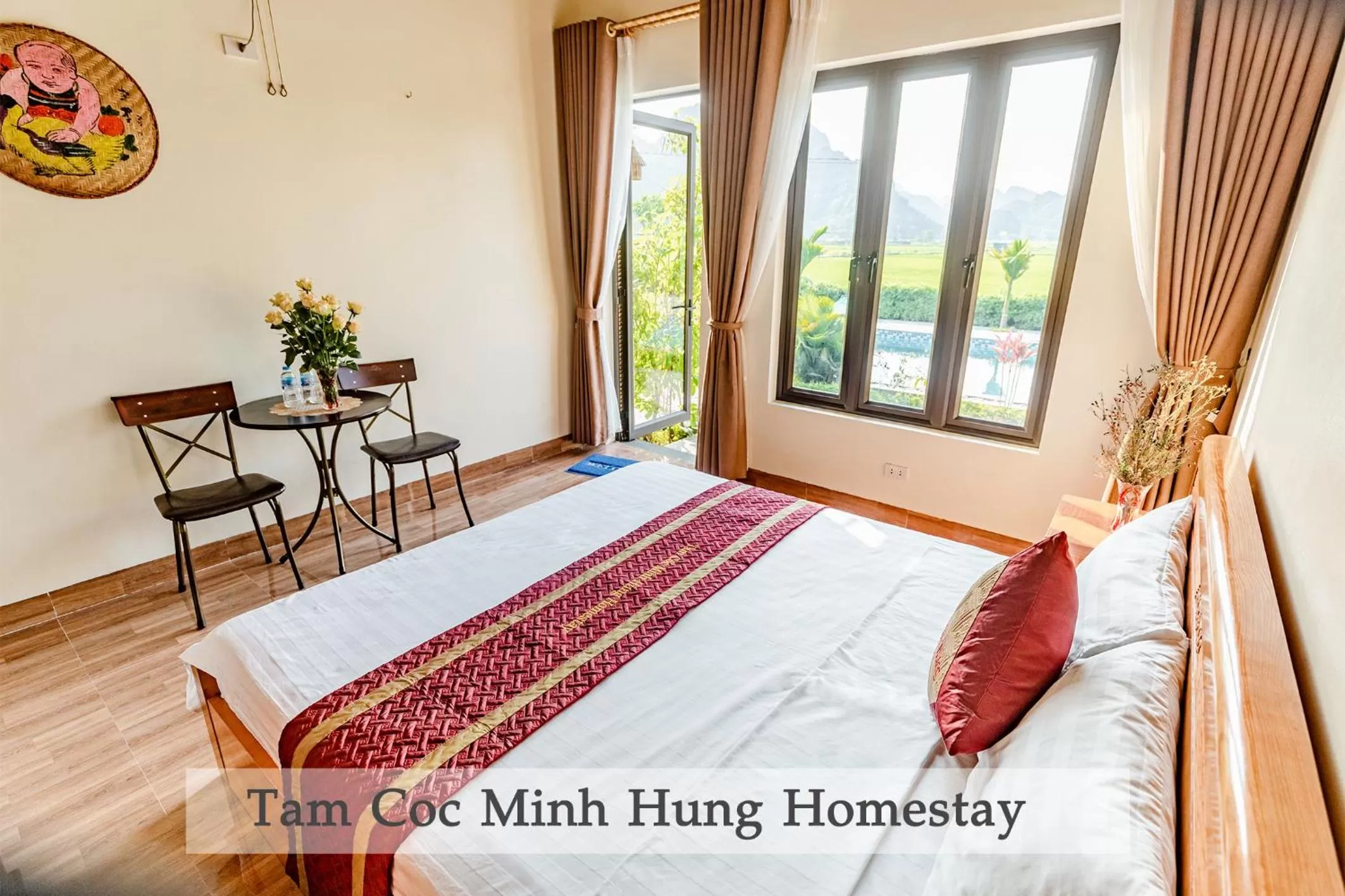 Bed in Tam Coc Minh Hung Homestay