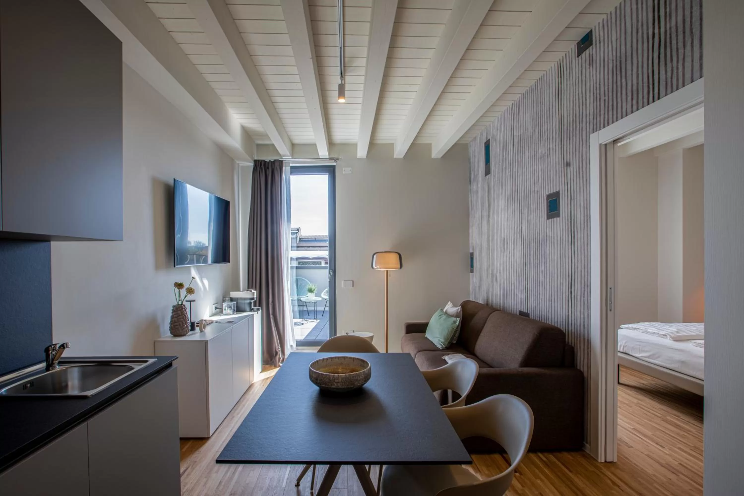 Bed in Ah Villaglori Boutique Apartments