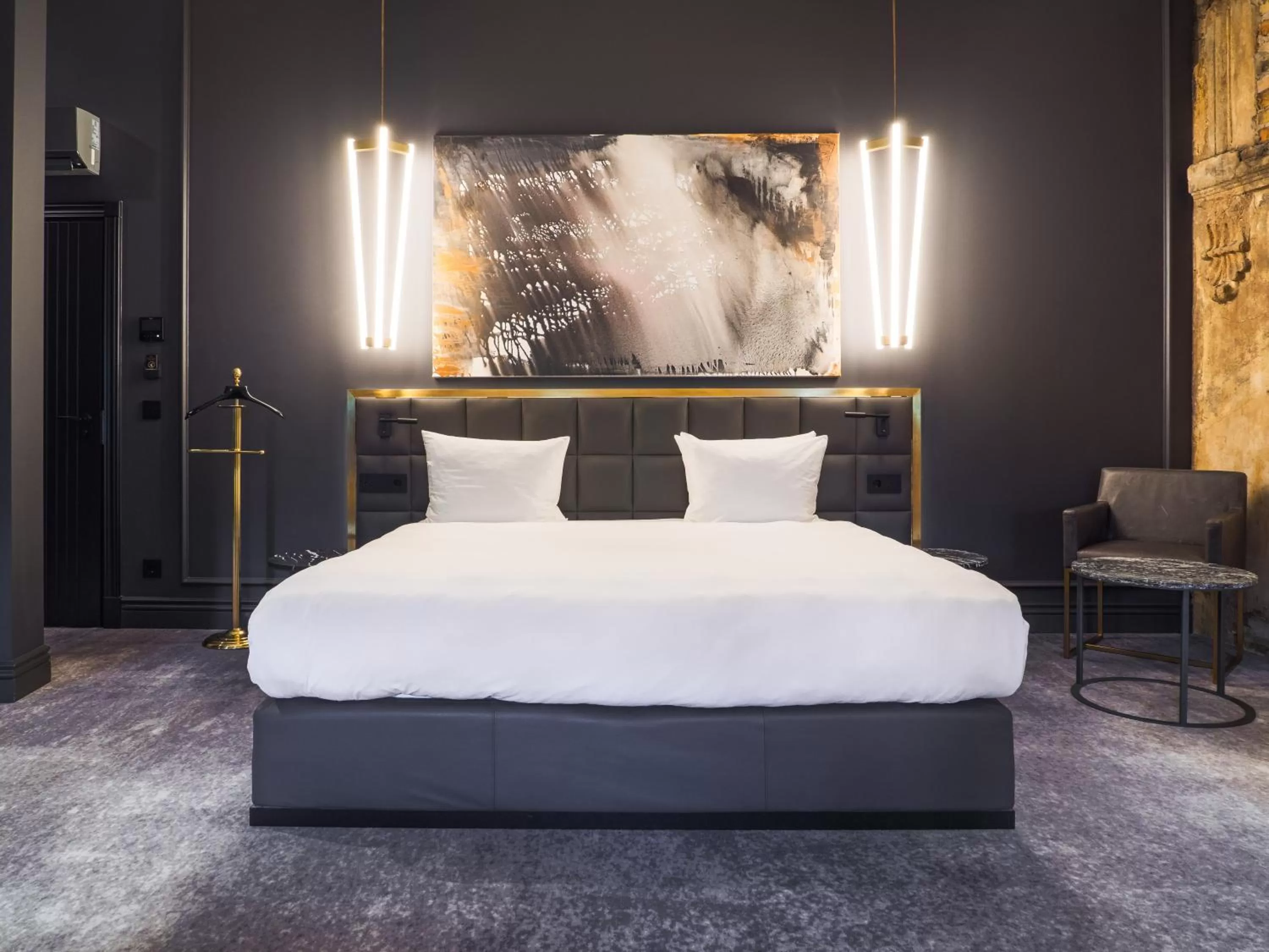 Bed in Hotel Pacai, Vilnius, a Member of Design Hotels