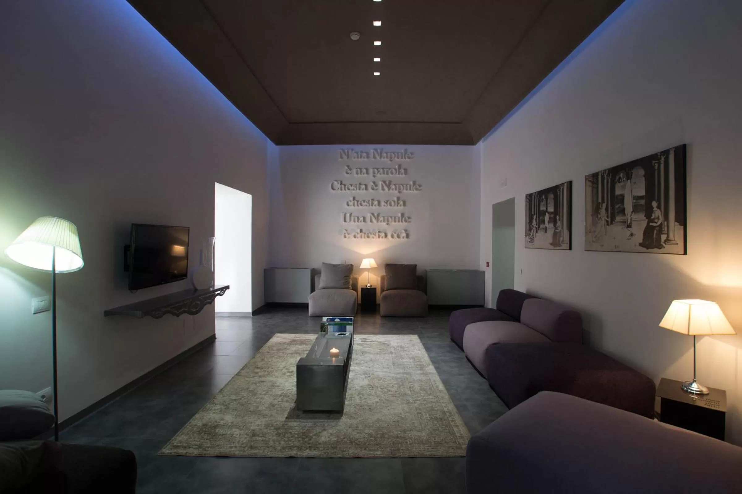 Living room in Hotel Santa Brigida