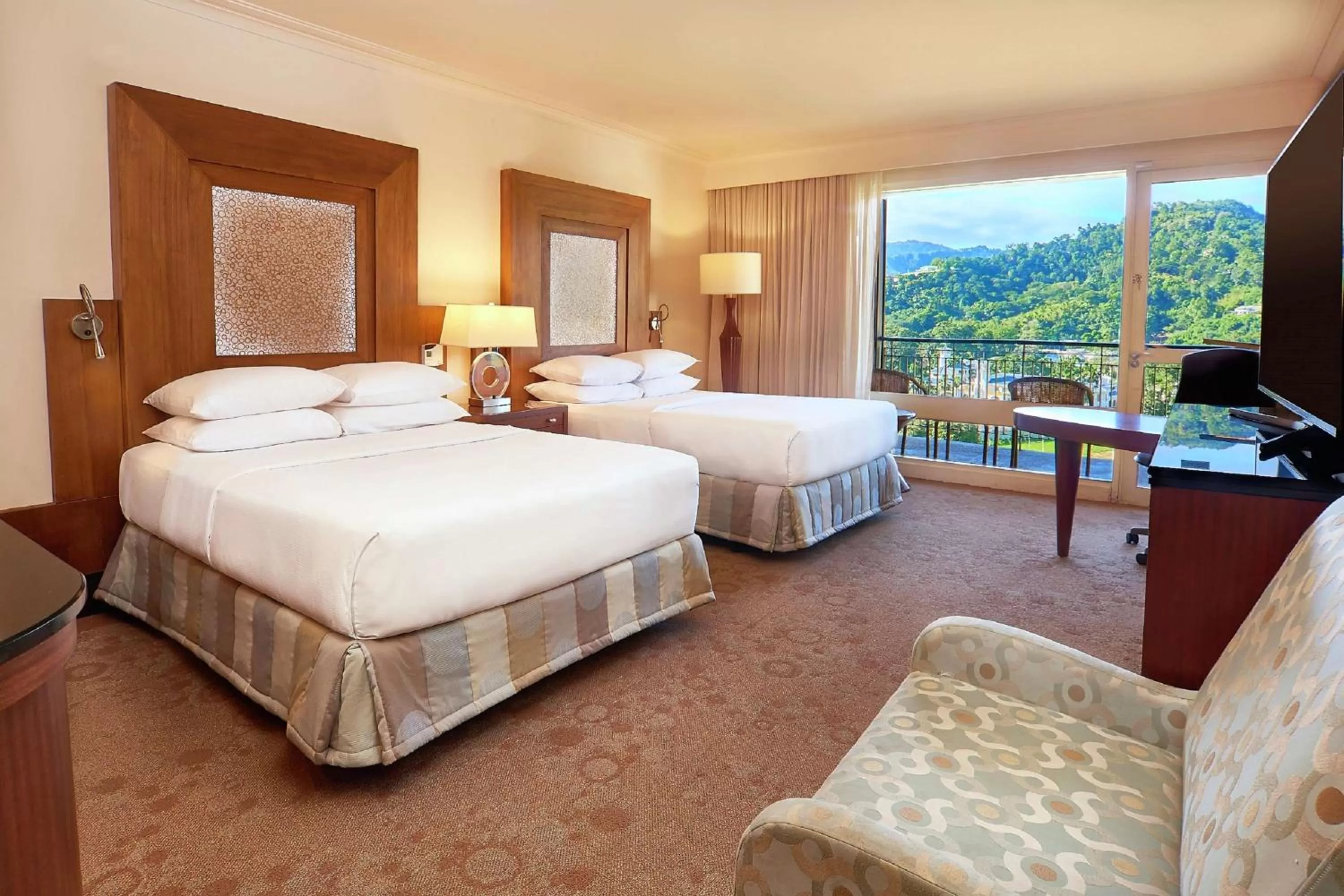 Bed in Hilton Trinidad & Conference Centre