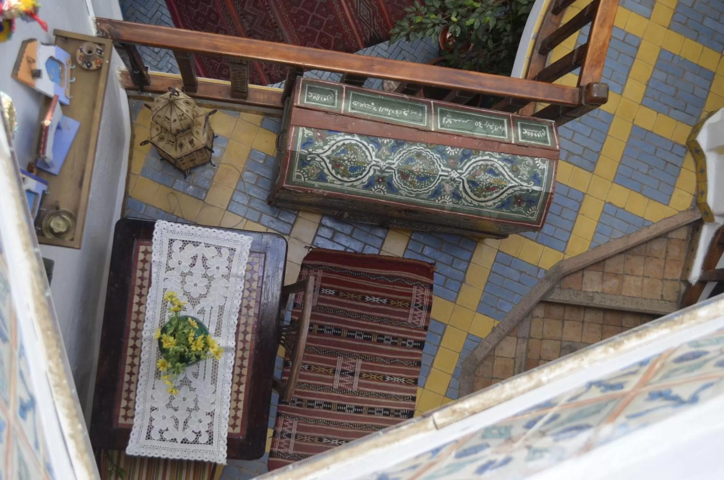 Decorative detail in Dar Meziana