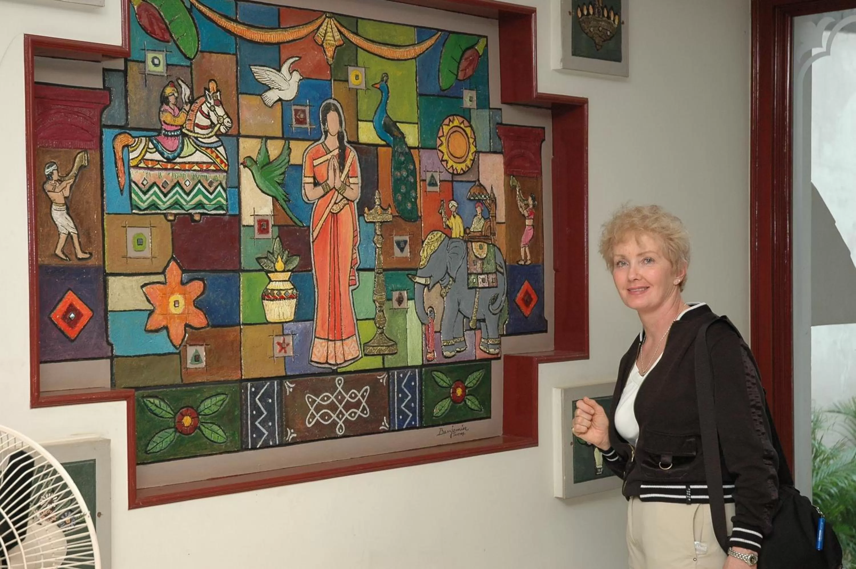 Living room in Hotel Gnanam