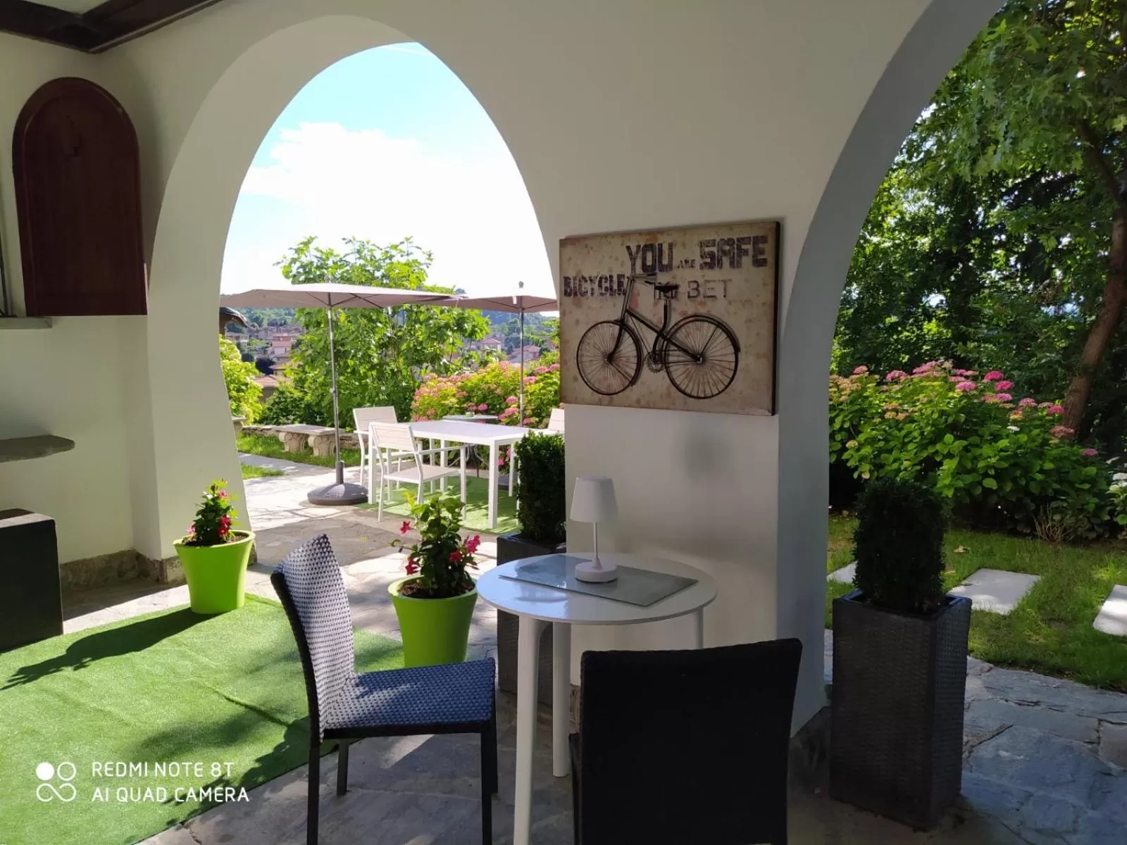 Garden in "La Selvetta" bed and breakfast