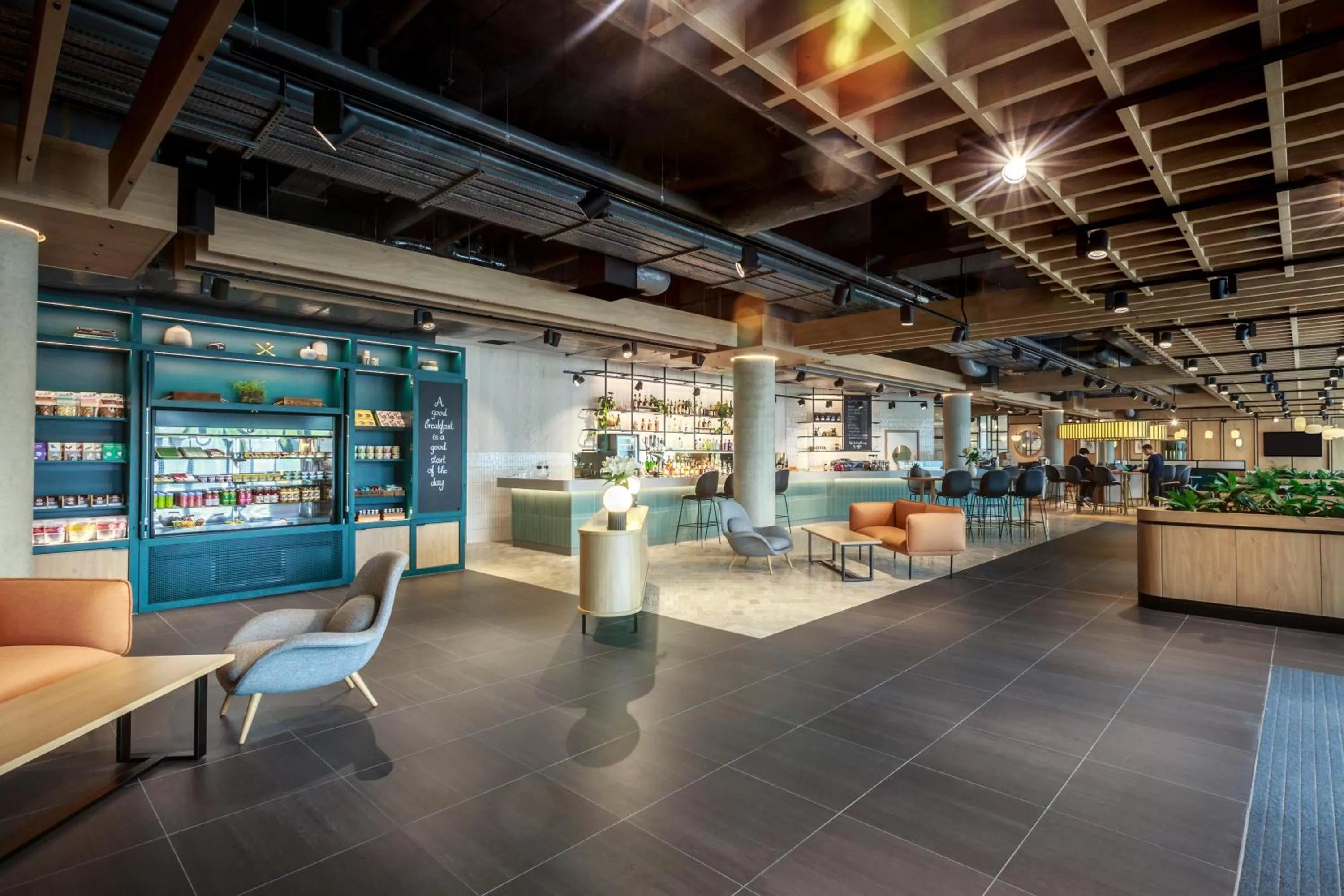 Lobby or reception in Novotel Cambridge North