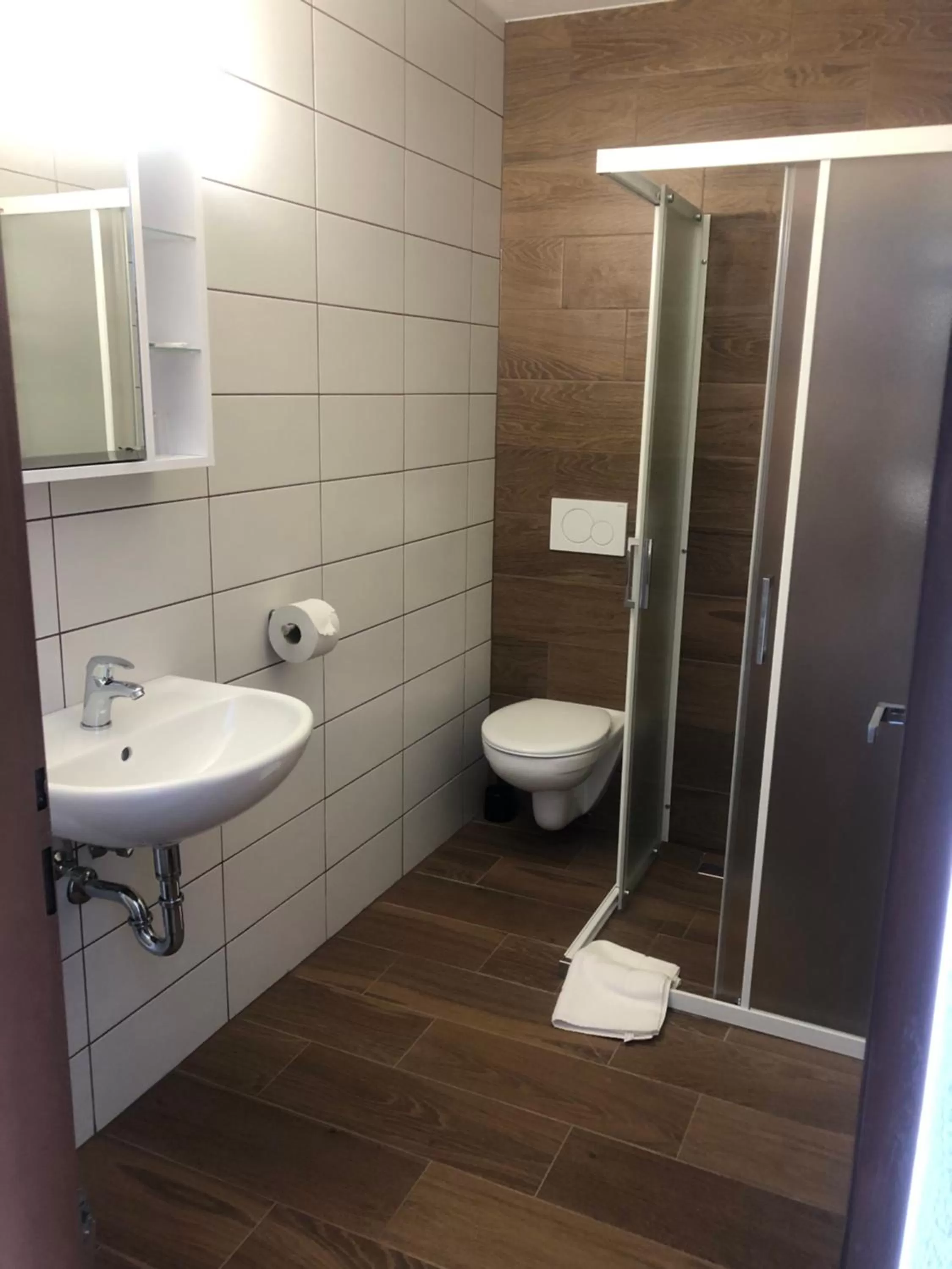 Bathroom in Hotel Sport Mlada Boleslav