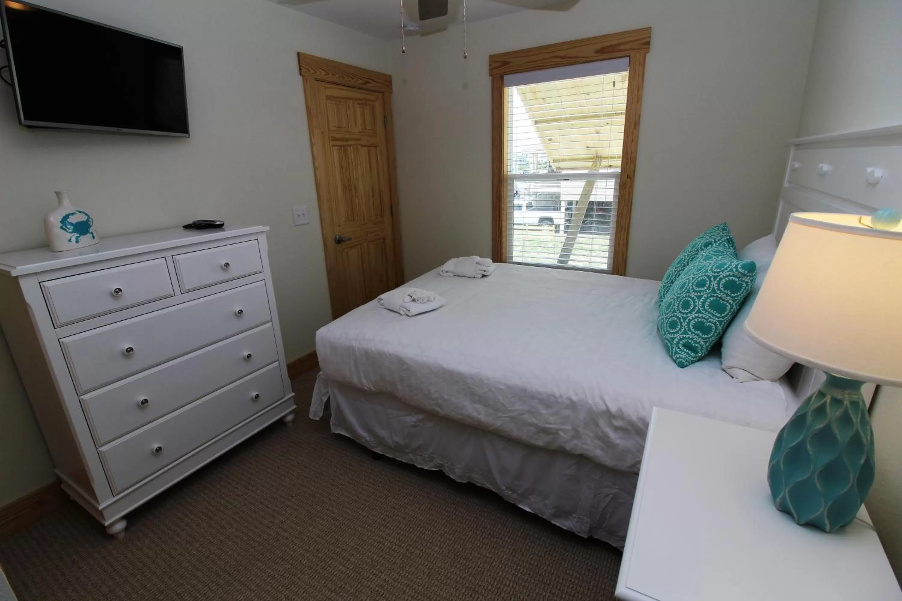 Bedroom, Bed in Whalebone Ocean Cottages by KEES Vacations