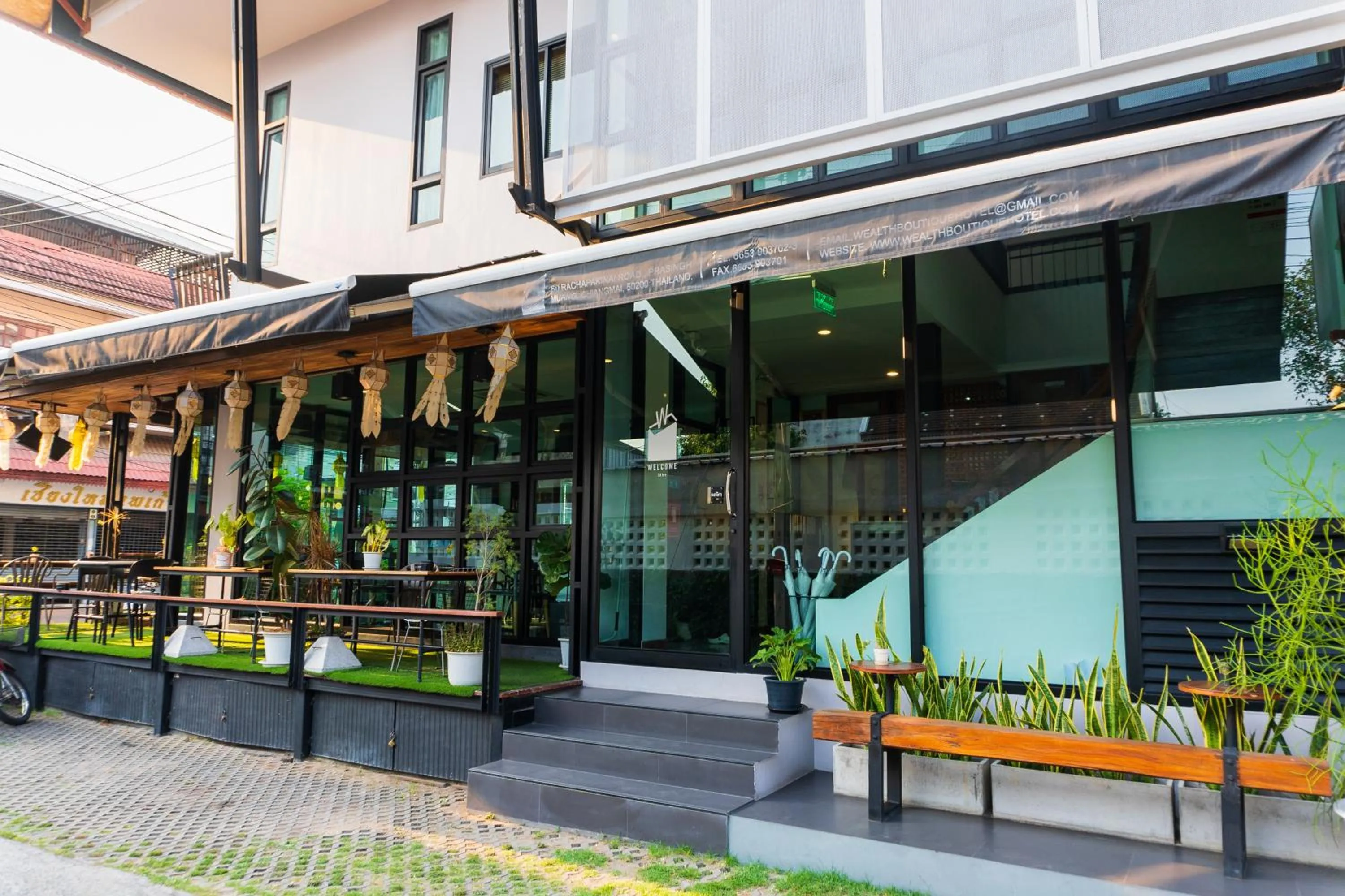 Property building in Wealth Boutique Hotel Chiang Mai