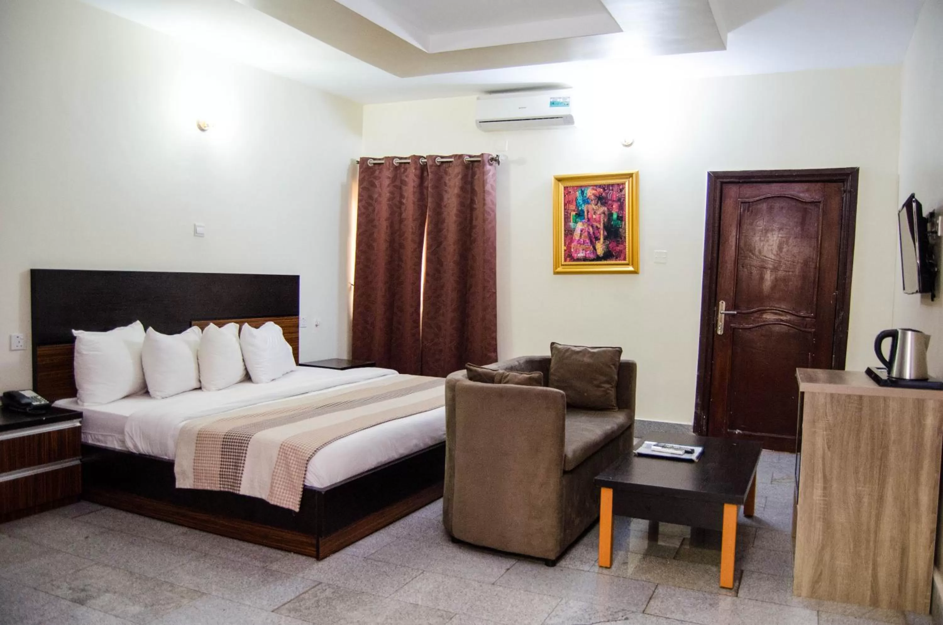 Bedroom, Bed in Residency Hotel Area11 Garki Abuja