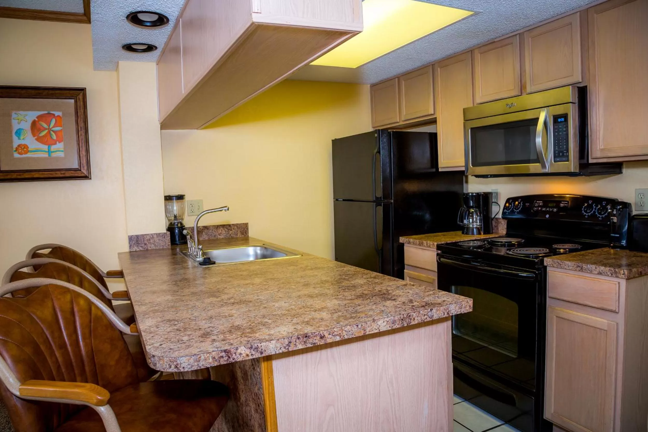Living room in Ocean Landings Resort